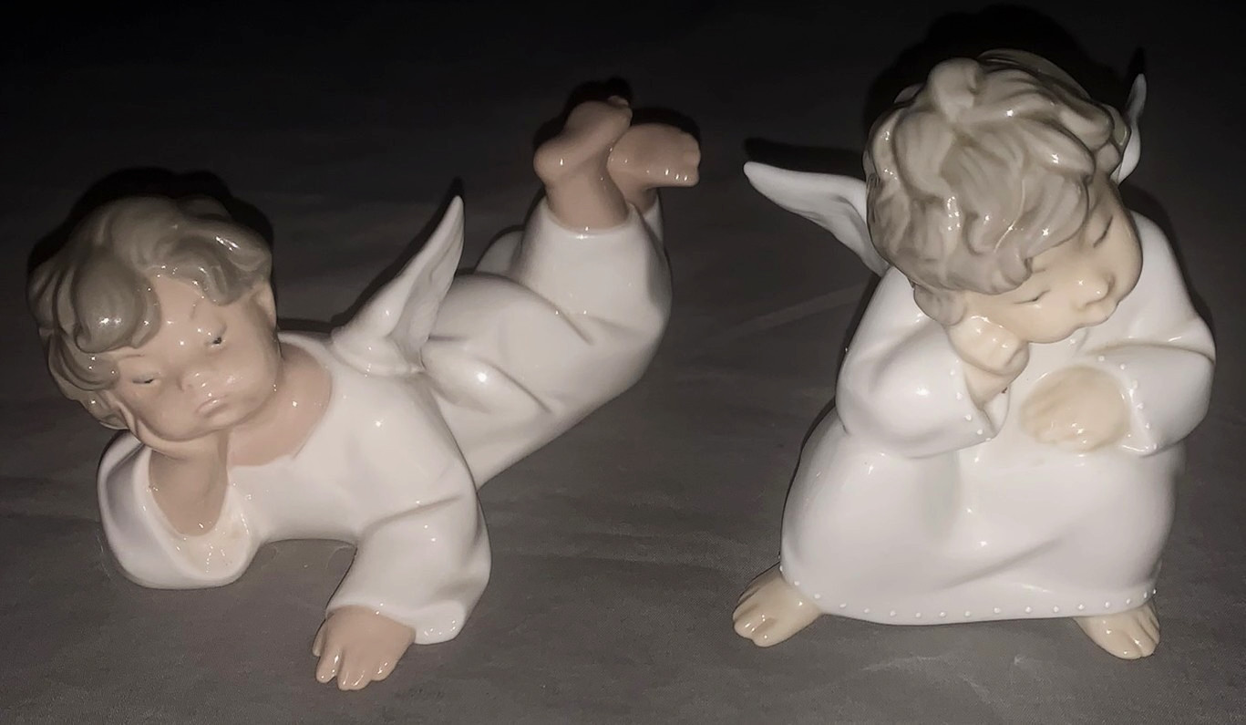 2 Nice Cherub or Angel LLADRO Figurines 2 Nice Cherub or Angel LLADRO Figurines