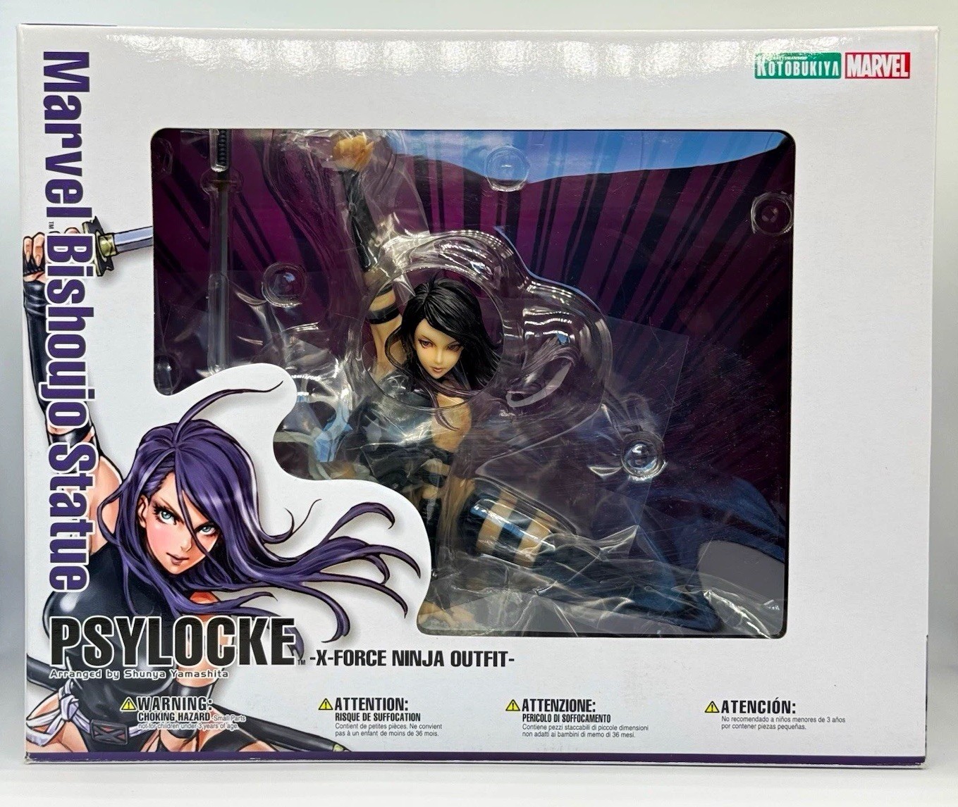 Kotobukiya Marvel Bishoujo Statue Psylocke X-Force Ninja Outfit 