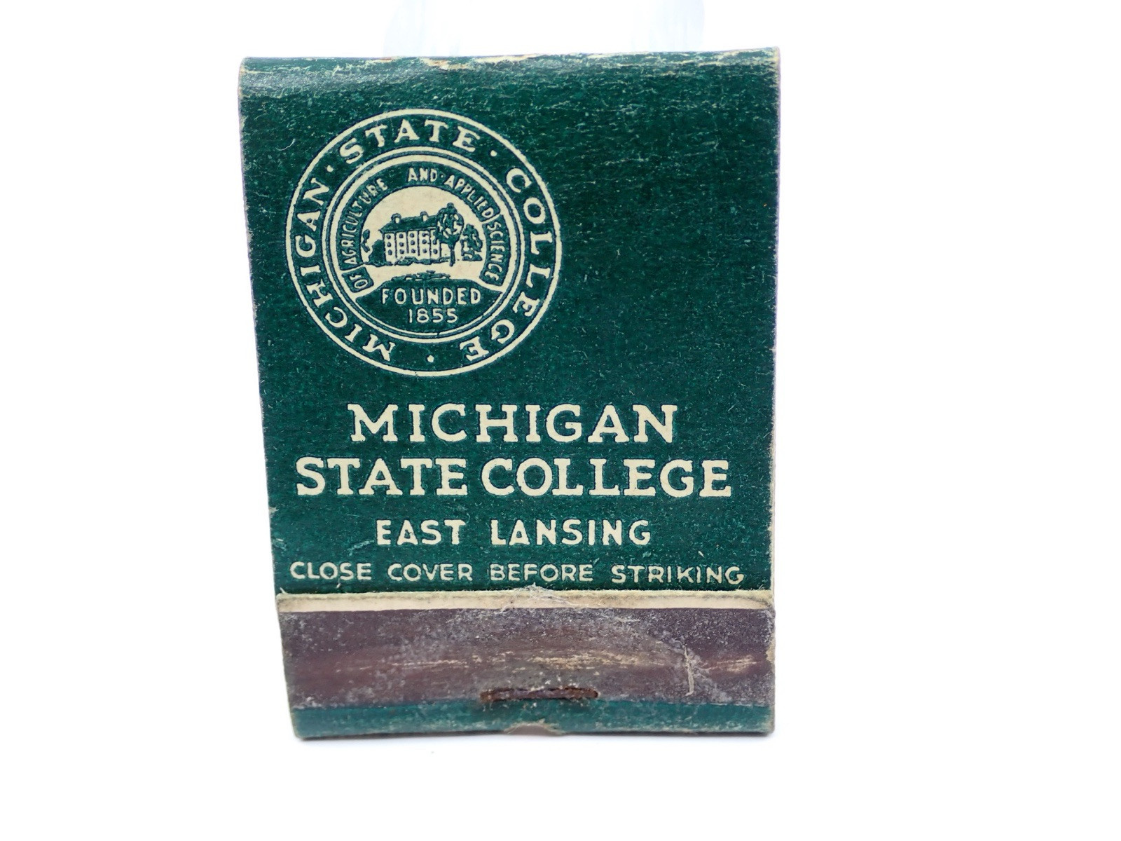 Vintage Michigan State College Matchbook East Lansing missing 13 matches Vintage Michigan State College Matchbook East Lansing missing 13 matches