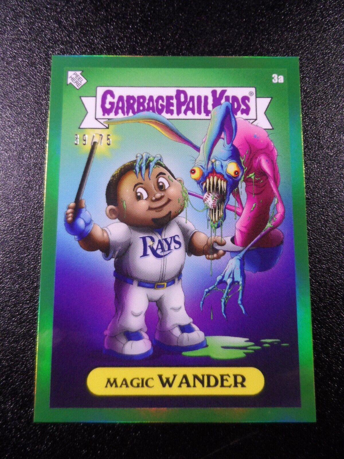 Magic Wander Franco 39/75 GPK X MLB Alex Pardee 2023 Garbage Pail Kids Card