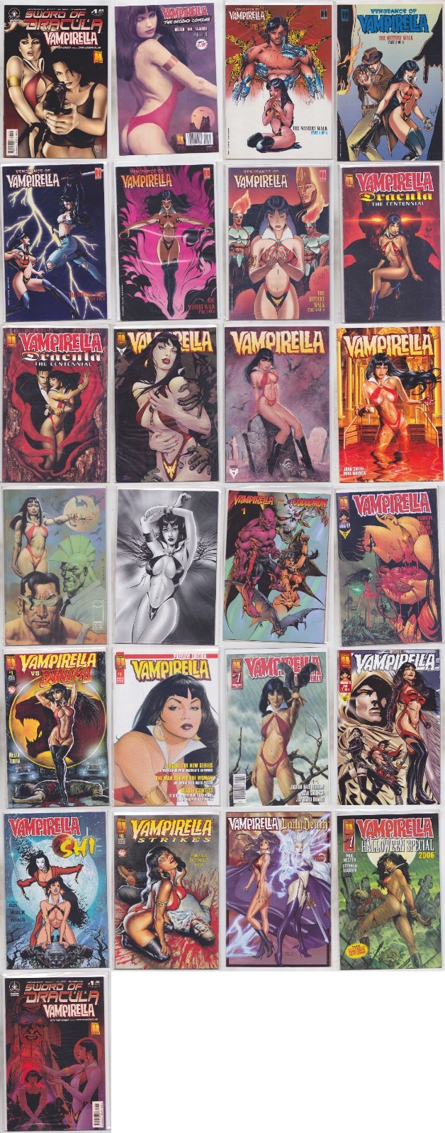 Vampirella Harris Comics Variant Set 25 Issues Mayhew Jusko Pantha Lady Death