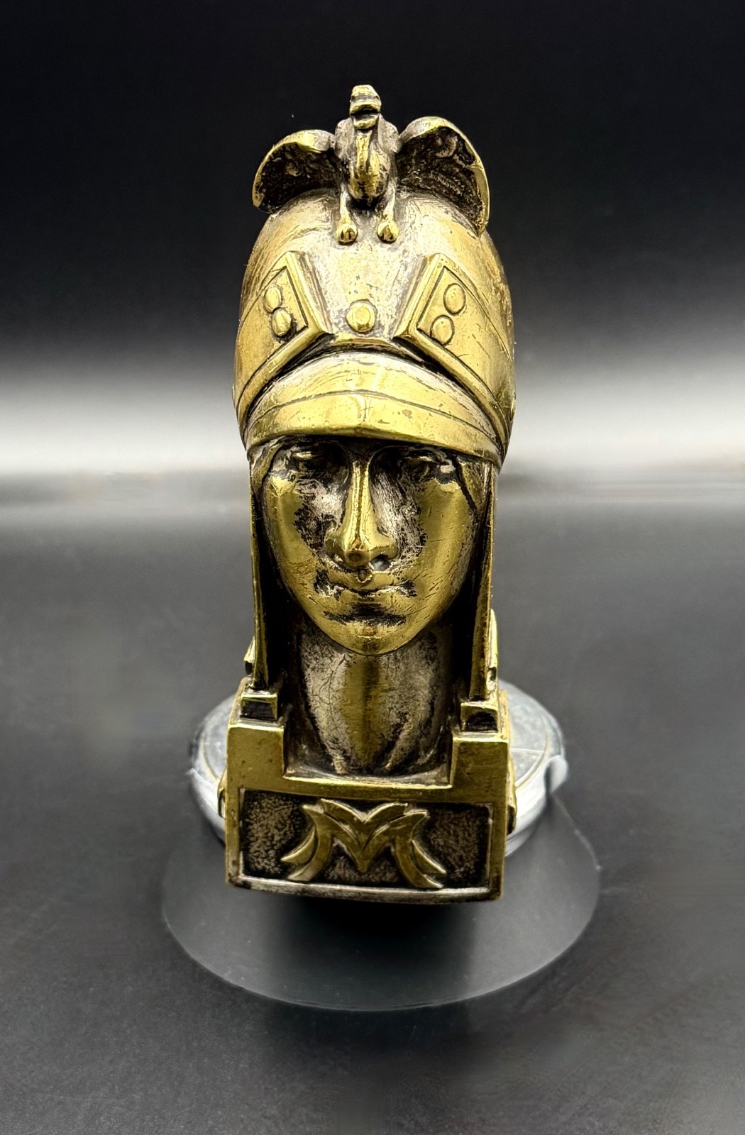 Rare Antique Minerva Car Mascot Hood Ornament by Pierre de Soete - Radiator Cap Rare Antique Minerva Car Mascot Hood Ornament by Pierre de Soete - Radiator Cap
