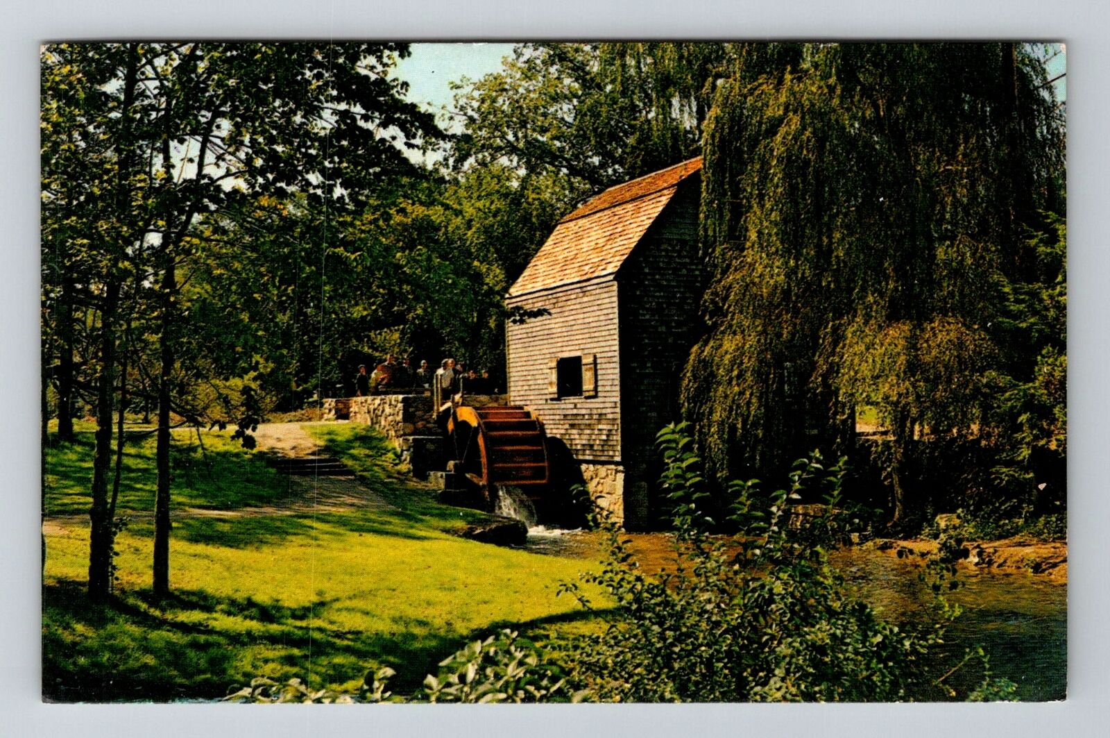 Cape Cod MA-Massachusetts, Historical Dexter Grist Mill c1978 Vintage Postcard