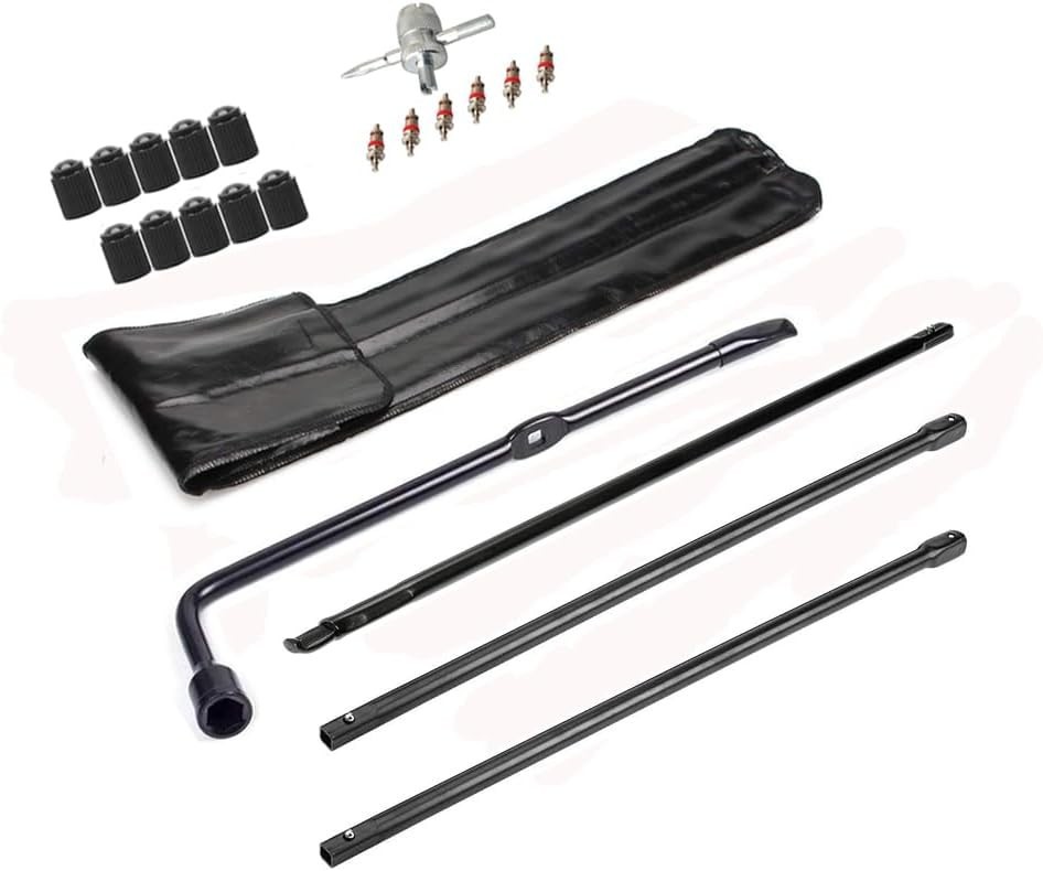 Spare Tire Tool Kit Wheel Lug Wrench Compatible with Ford F-250 F-350 F-450