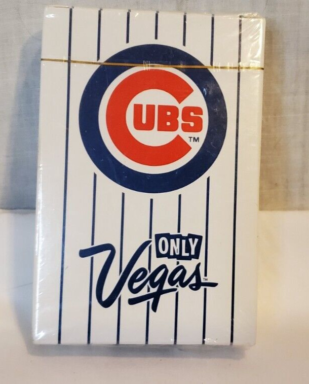 Chicago Cubs Only Vegas Playing Card Decks New Sealed