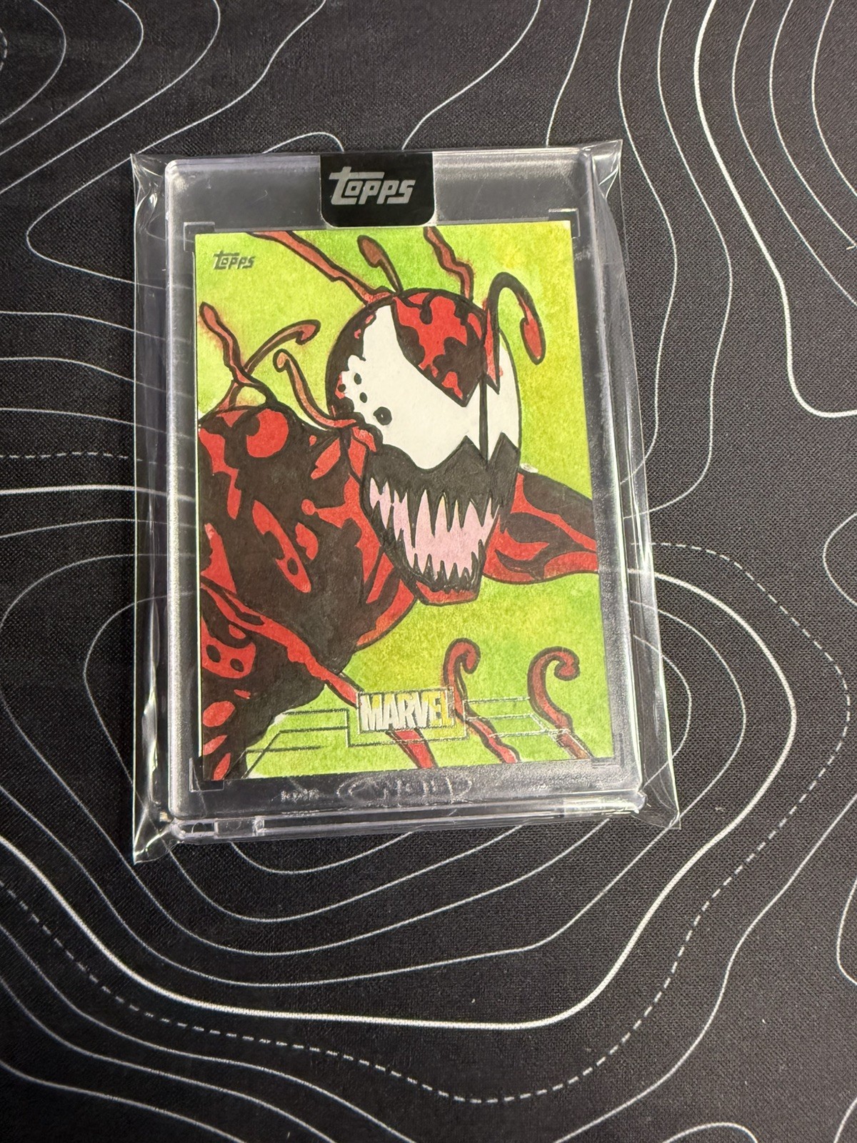 2025 Topps Mint Marvel Carnage Rich Hennemann Artist Sketch Cards 1/1 Encased 2025 Topps Mint Marvel Carnage Rich Hennemann Artist Sketch Cards 1/1 Encased