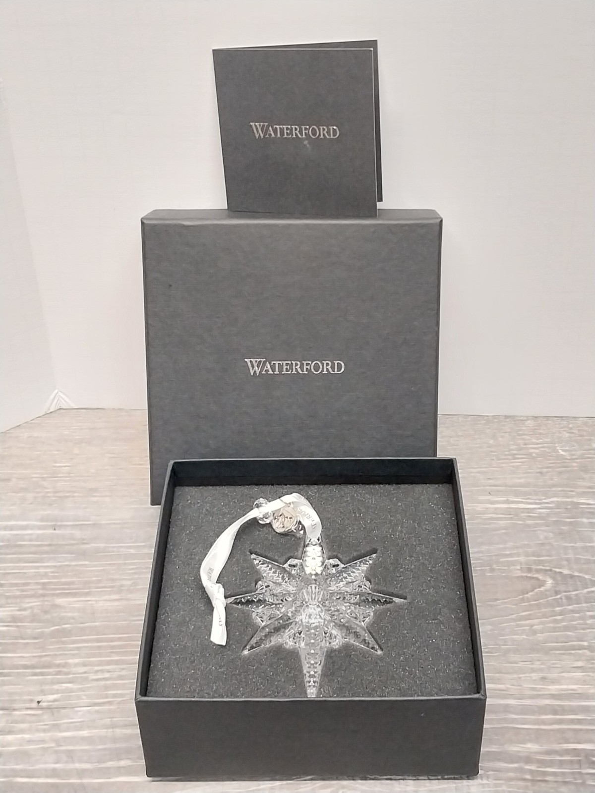 Waterford Crystal Snowflake Ornament 2019 in Box Christmas Waterford Crystal Snowflake Ornament 2019 in Box Christmas