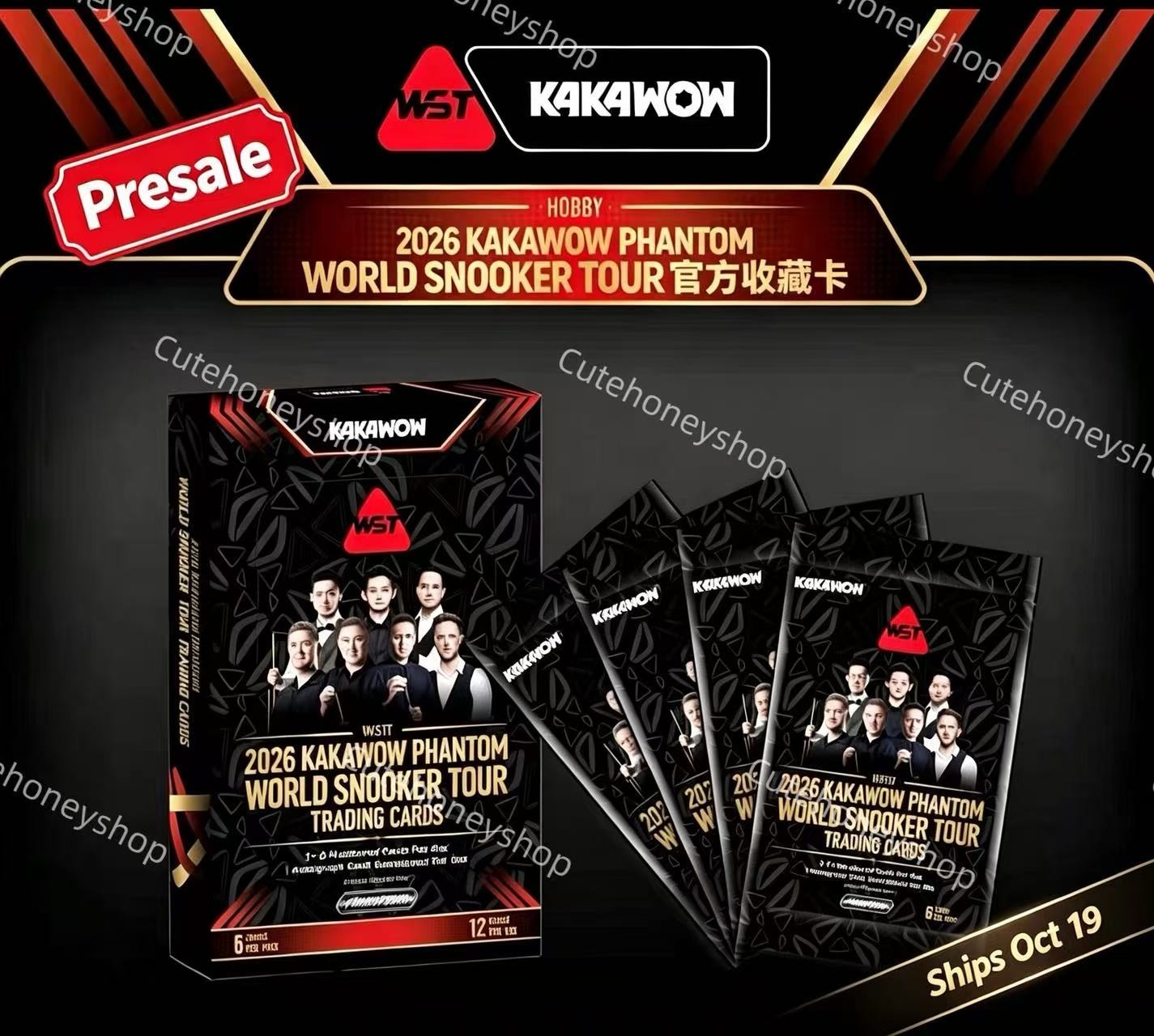 Pre-sale 2026 KAKAWOW Phantom World Snooker Tour Hobby Box Trading Cards 10/19 Pre-sale 2026 KAKAWOW Phantom World Snooker Tour Hobby Box Trading Cards 10/19