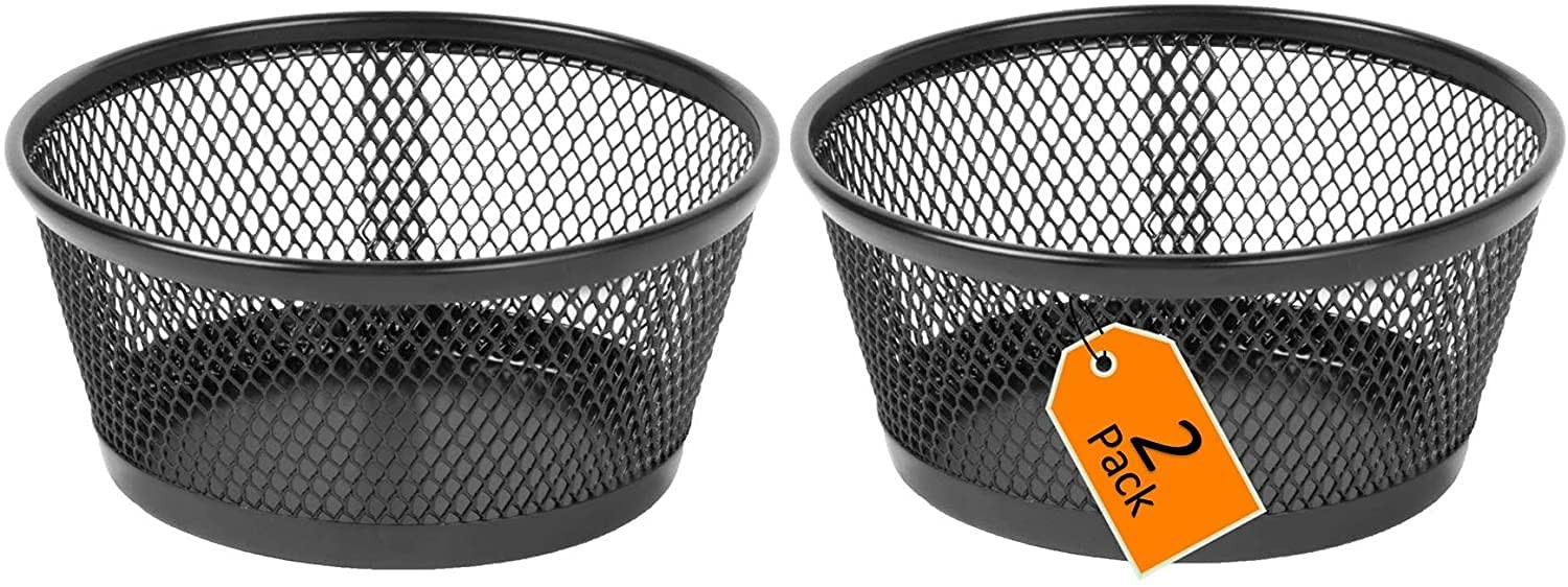 Mesh Paper Clip Holder for Desk, Paperclip Holder, 2 Pack Mesh Paper Clip Holder for Desk, Paperclip Holder, 2 Pack
