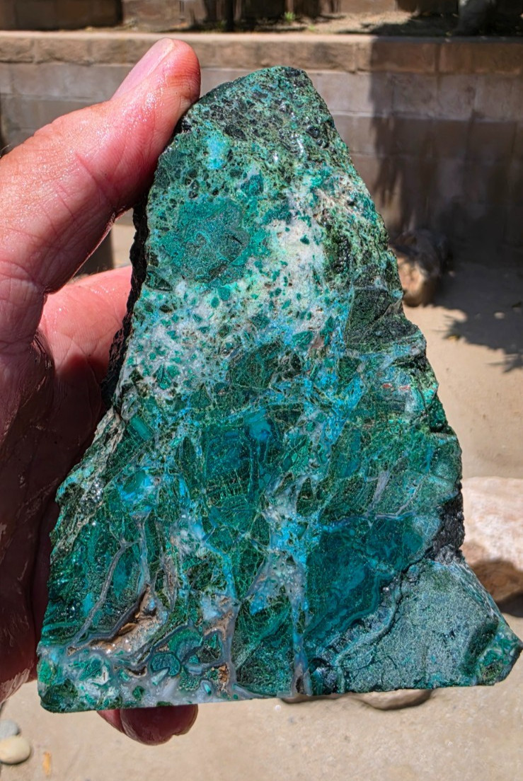 Inspiration Chrysocolla W/Gem Silica Rough Rock 5 Inspiration Chrysocolla W/Gem Silica Rough Rock 5