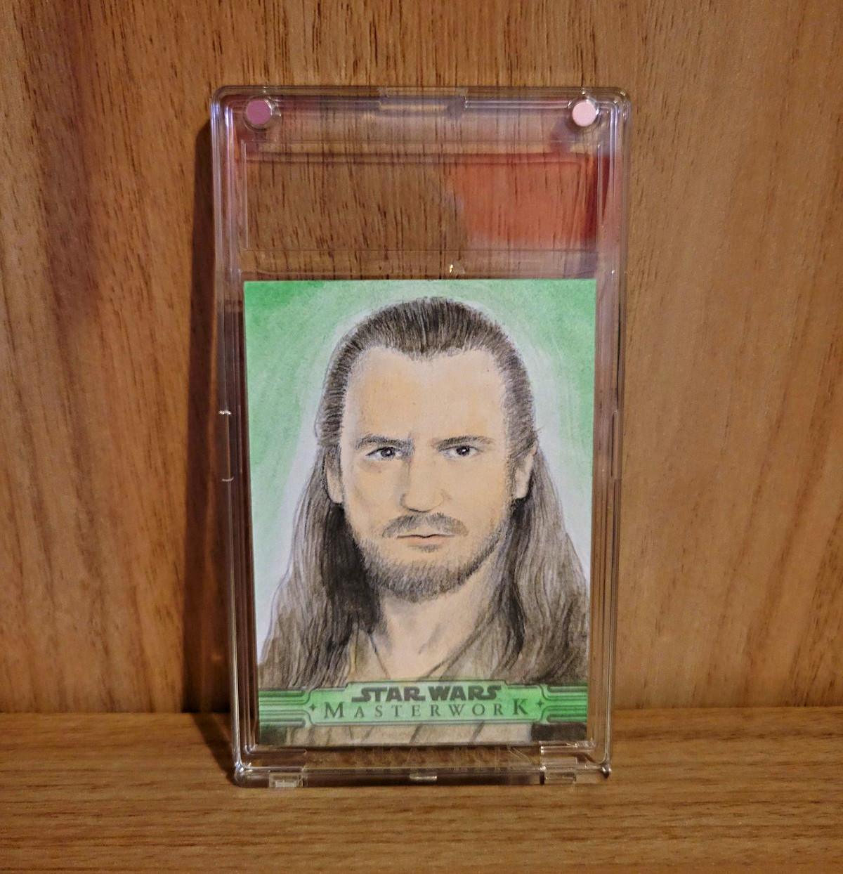 2026 Topps Star Wars Masterwork Qui-Gon Jinn Sketch By Anthony Richichi 2026 Topps Star Wars Masterwork Qui-Gon Jinn Sketch By Anthony Richichi