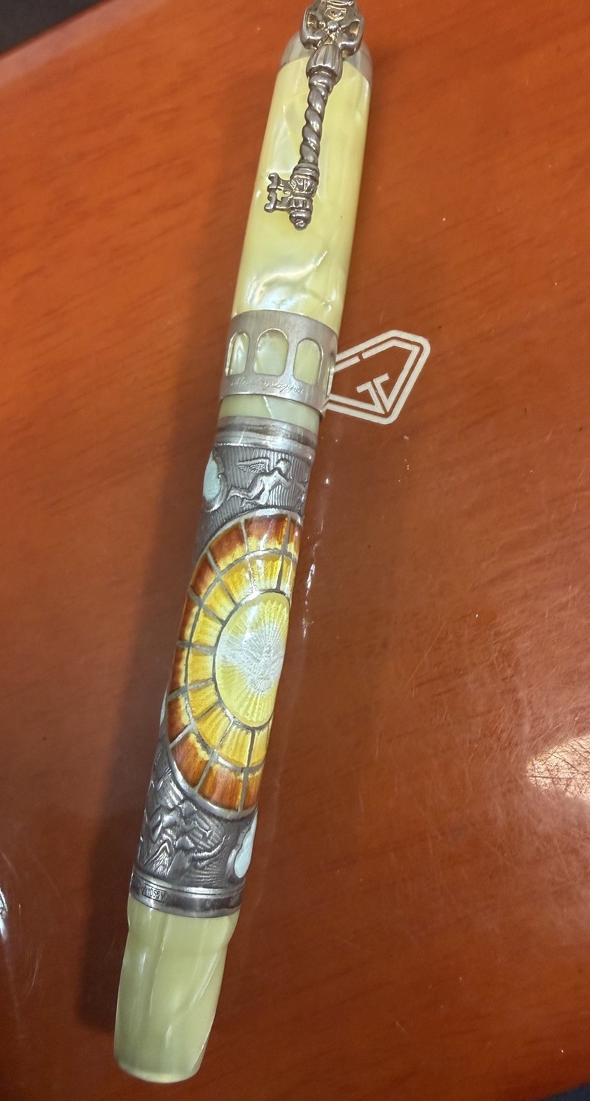 Montegrappa Fountain Pen Tertio Millennio Limited Edition Rare Sterling Montegrappa Fountain Pen Tertio Millennio Limited Edition Rare Sterling