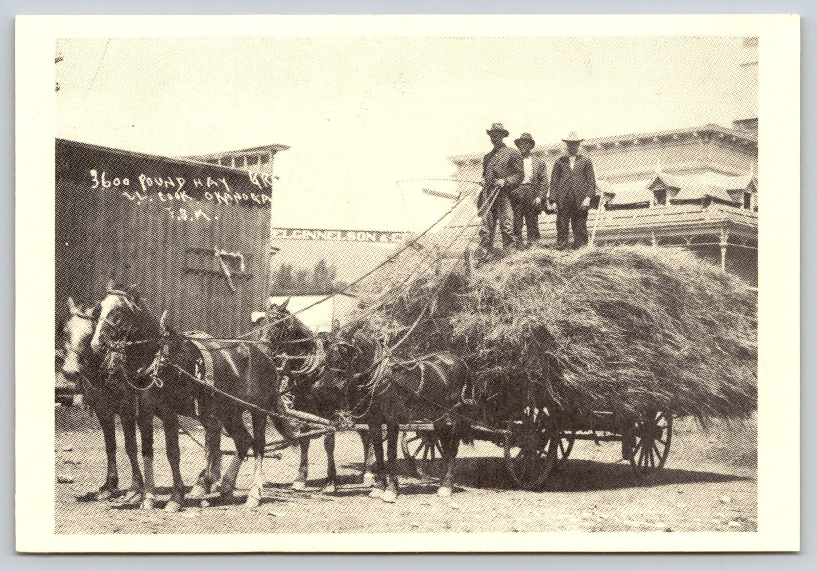 Postcard Washington Okanagan Frank S Matsura Hay Historical Society REPRINT Postcard Washington Okanagan Frank S Matsura Hay Historical Society REPRINT