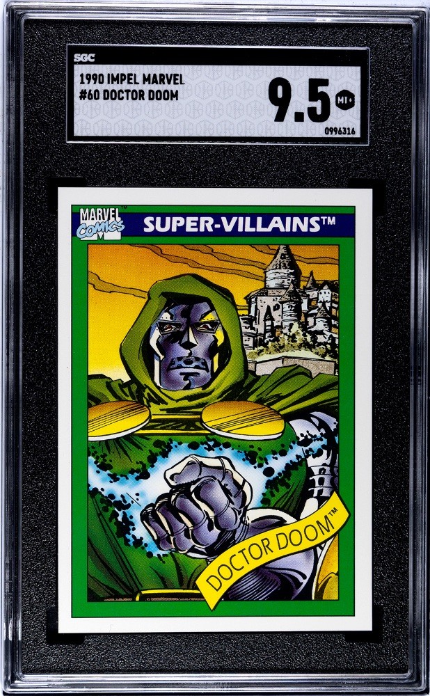 1990 Impel Marvel #60 Doctor Doom SGC 9.5 1990 Impel Marvel #60 Doctor Doom SGC 9.5