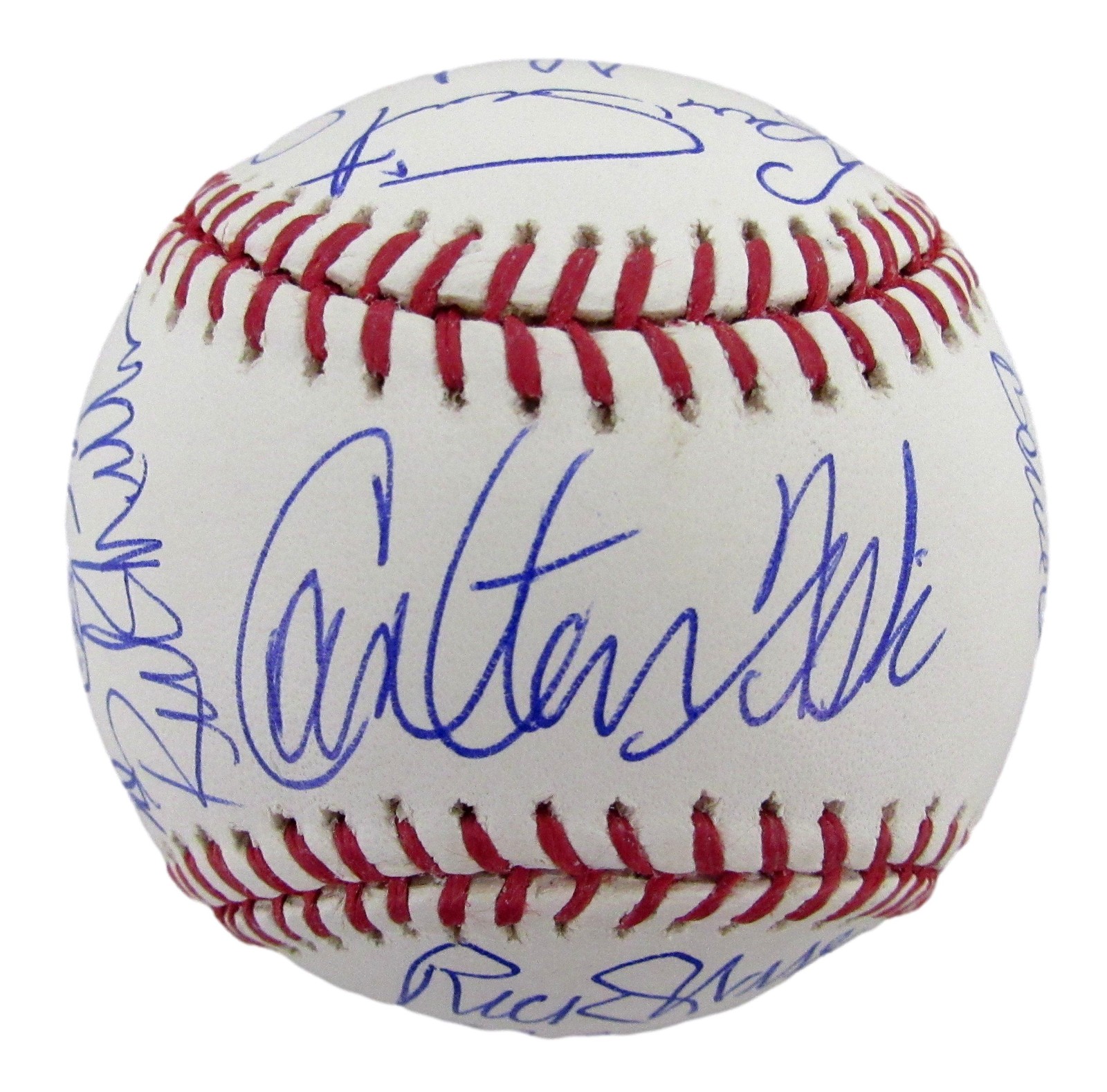 1975 Boston Red Sox Team-Signed OML Baseball (22) Fisk, Rice, Evans JSA 212612 1975 Boston Red Sox Team-Signed OML Baseball (22) Fisk, Rice, Evans JSA 212612