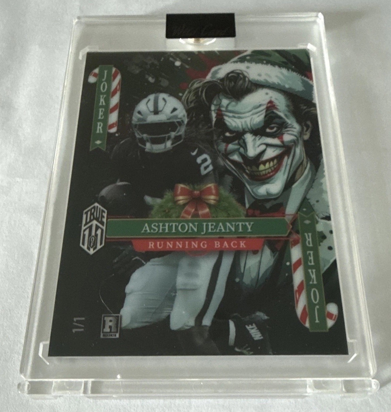 Wild Card 2025 Joker\'s Wild Ashton Jeanty Rookie True 1/1 Wild Card 2025 Joker\'s Wild Ashton Jeanty Rookie True 1/1