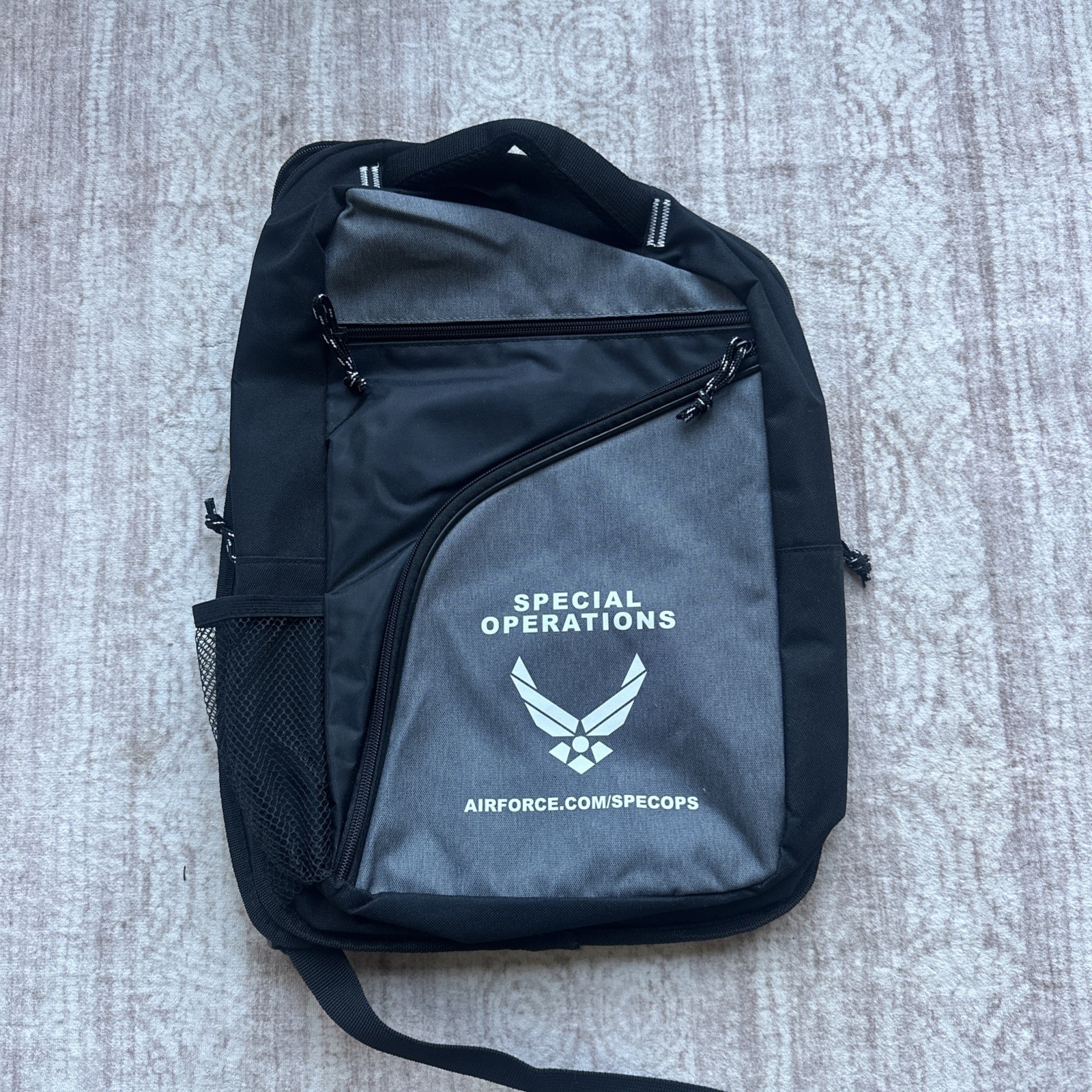 OFFICIAL US AIR FORCE USAF BACKPACK w/ LAPTOP BLACK EMBROIDERED New without tag OFFICIAL US AIR FORCE USAF BACKPACK w/ LAPTOP BLACK EMBROIDERED New without tag