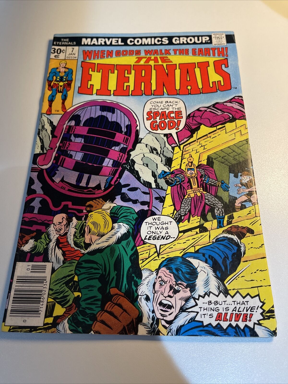 The Eternals #7 Bronze Age Key 1st Appearance The One Above All (1977)