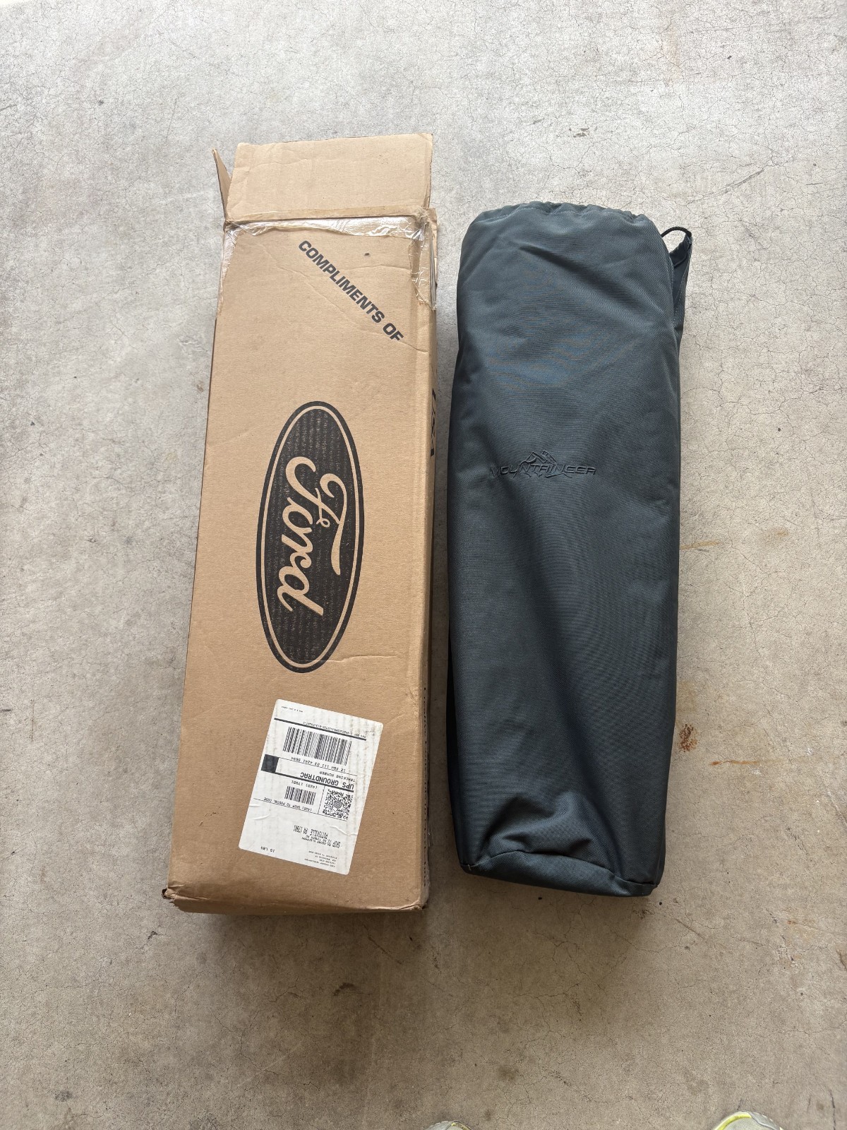 Ford Mountaineer Logo on Easy Seat Folding Chair Green Canvas 1990s Unused NOS Ford Mountaineer Logo on Easy Seat Folding Chair Green Canvas 1990s Unused NOS