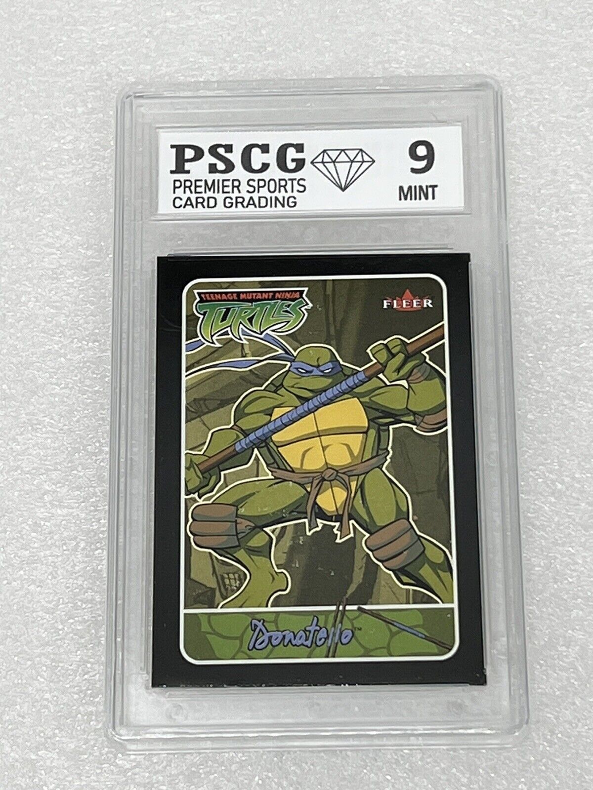 2003 Fleer Teenage Mutant Ninja Turtles Promo Card Donatello PSCG 9 Mint TMNT