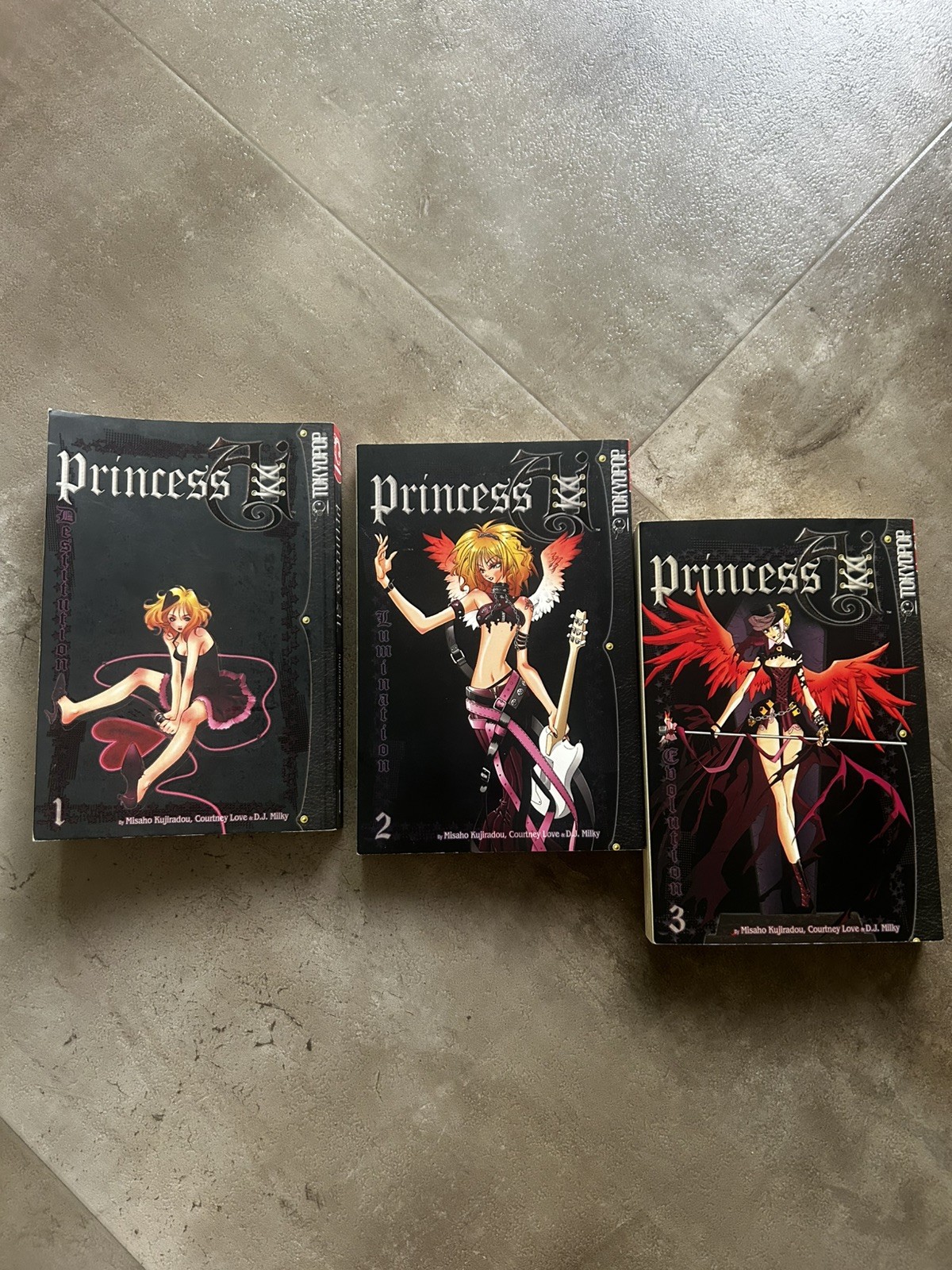 TOKYOPOP Princess Ai Vol 1-3 Paperback English Manga Lot