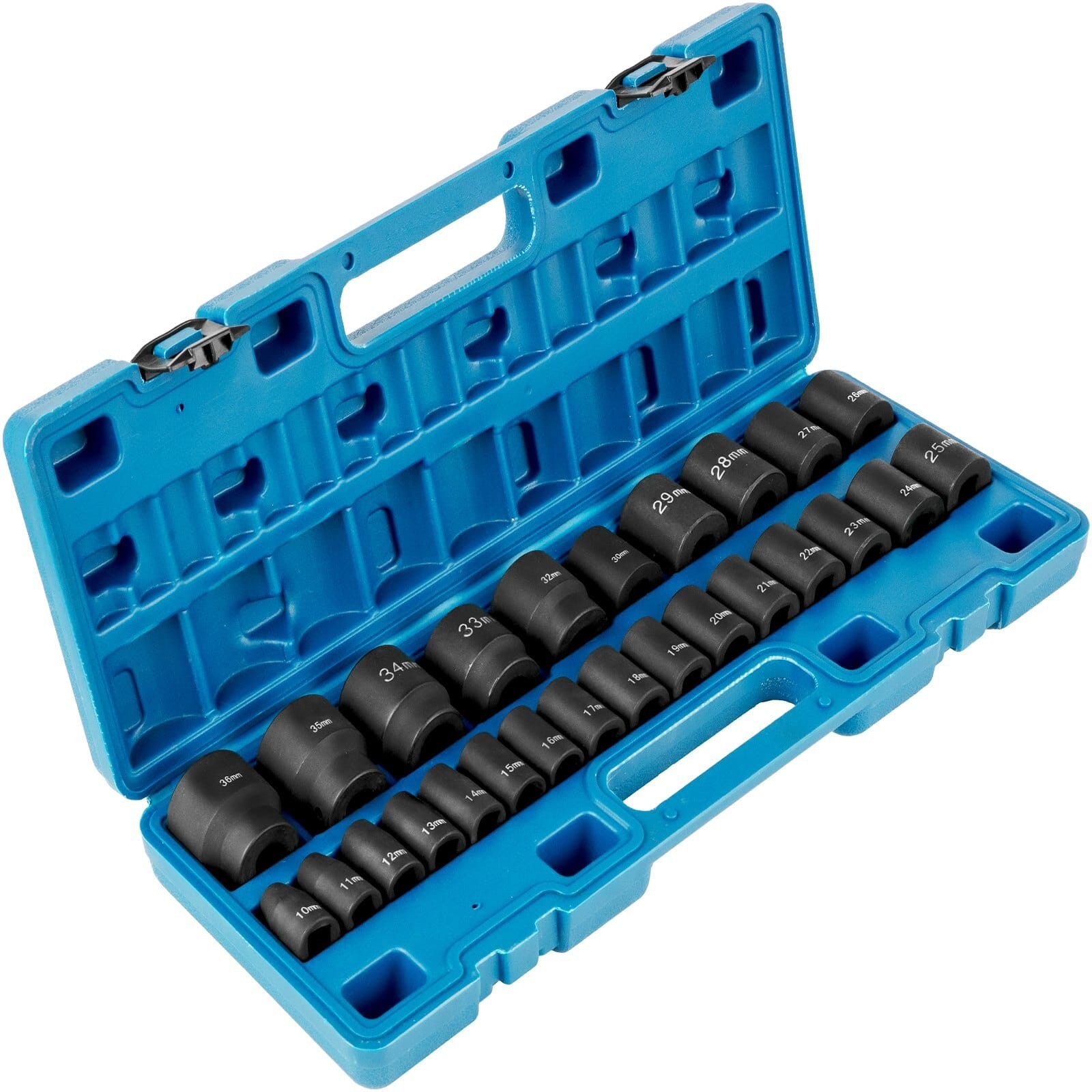Impact Socket Set 1/2 Inches 26 Piece Impact Sockets, Shallow Socket, 6-Point S Impact Socket Set 1/2 Inches 26 Piece Impact Sockets, Shallow Socket, 6-Point S