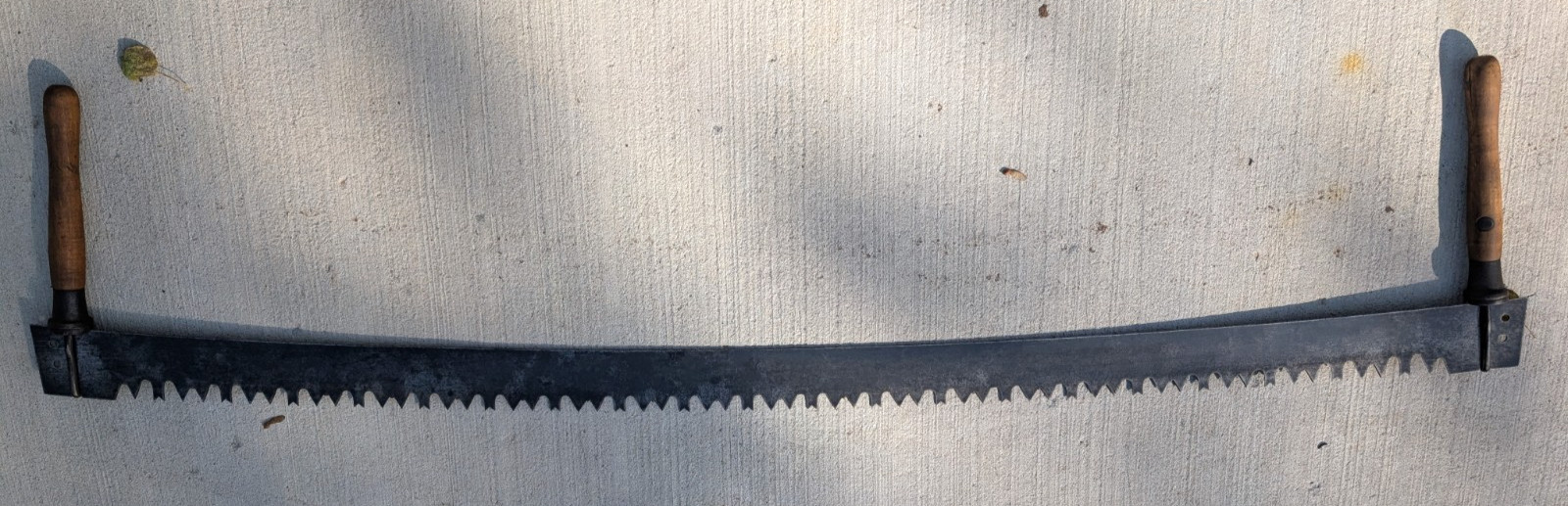 WI Barn Antique Primitive 2 Two Man Crosscut Saw 66 1/4