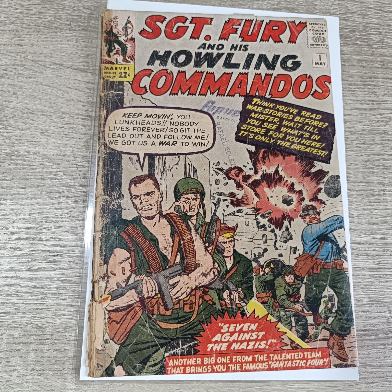 Sgt Fury & His Howling Commandos #1 1963 Marvel | 1st Nick Fury | Stan Lee kirby Sgt Fury & His Howling Commandos #1 1963 Marvel | 1st Nick Fury | Stan Lee kirby