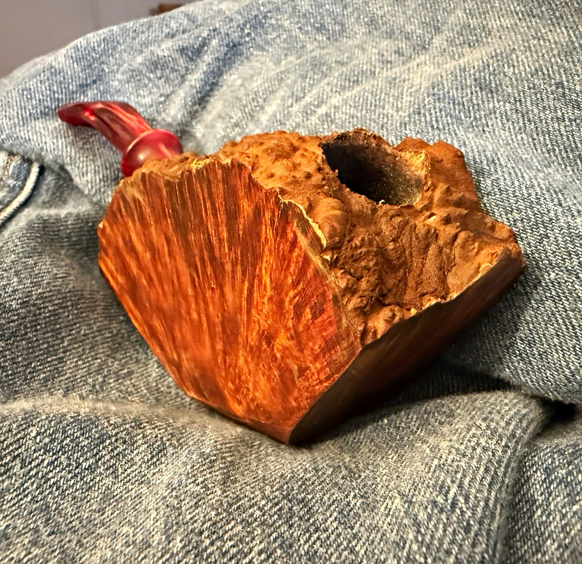 Brooks White Handmade Plateau Briar Freehand Pipe | Two-Tone Stain | Wisconsin Brooks White Handmade Plateau Briar Freehand Pipe | Two-Tone Stain | Wisconsin