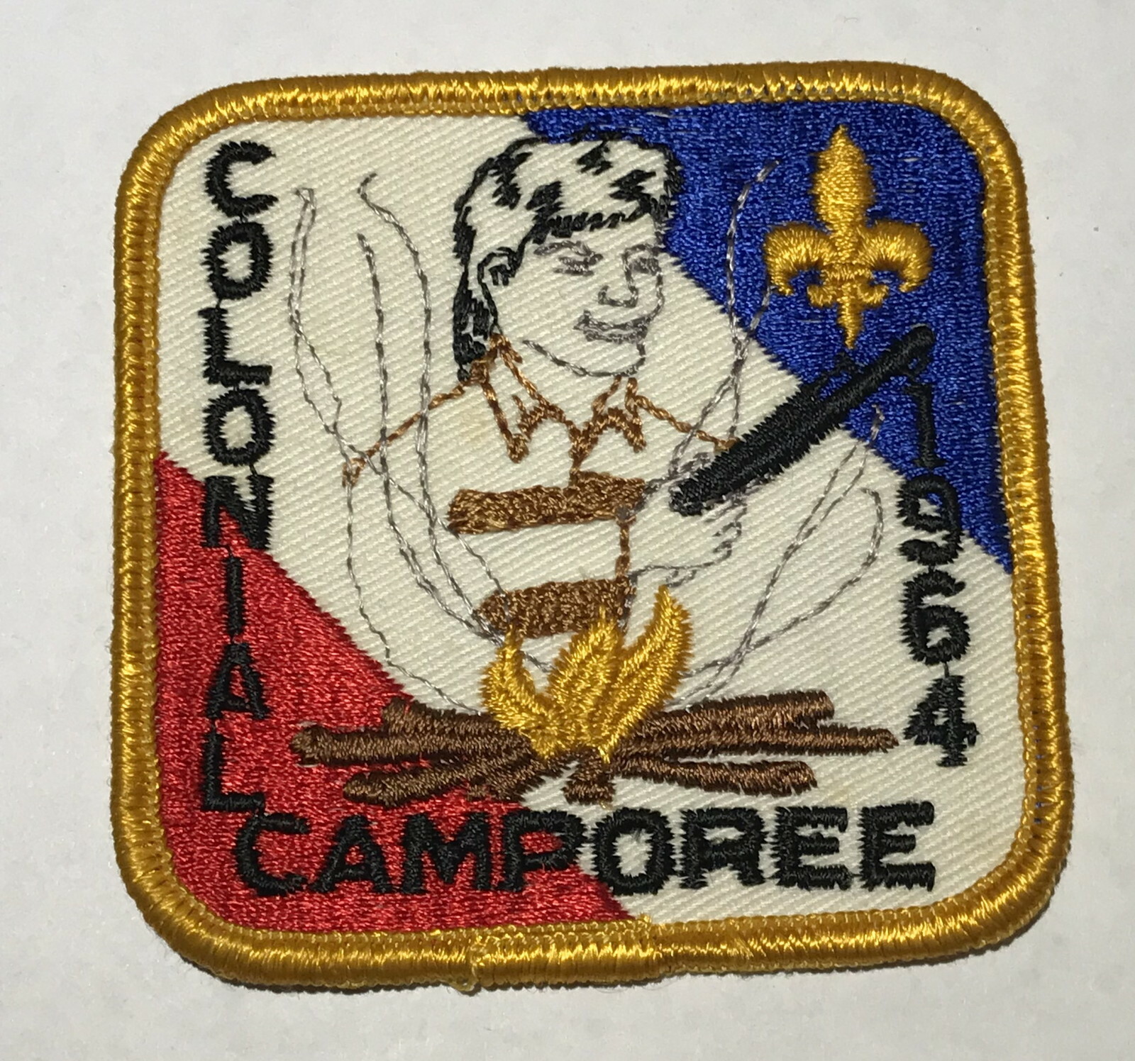 1964 Colonial Camporee PAtch Mint MC4 1964 Colonial Camporee PAtch Mint MC4