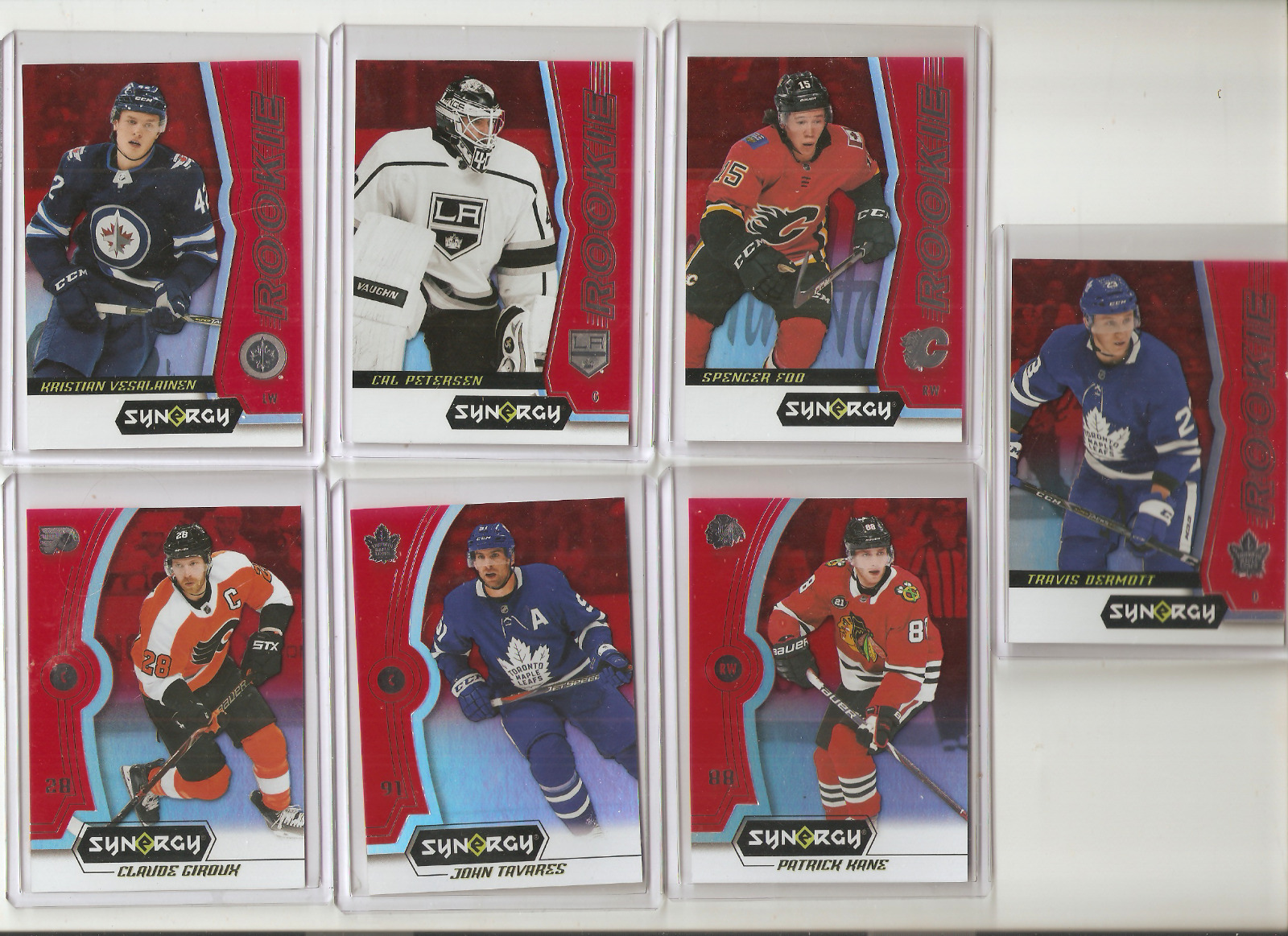 18-19 UD SYNERGY Red RC BOUNTY Cal Petersen UNSCRATCHED SP