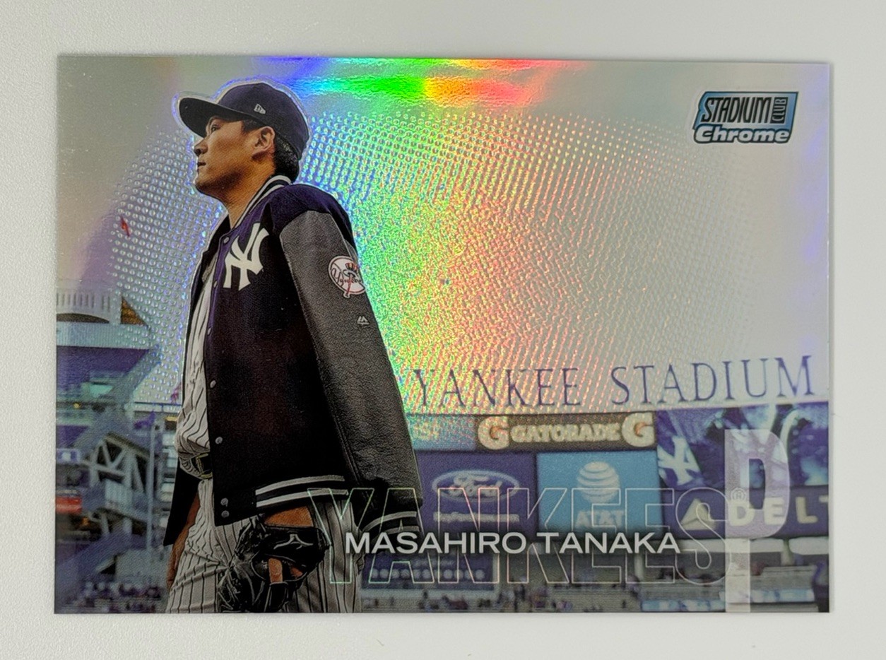 Masahiro Tanaka 2018 Stadium Club #SCC-54 Chrome Refractor Yankees Masahiro Tanaka 2018 Stadium Club #SCC-54 Chrome Refractor Yankees