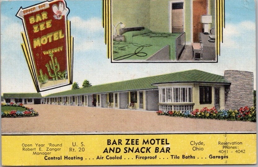 CLYDE, Ohio Postcard \