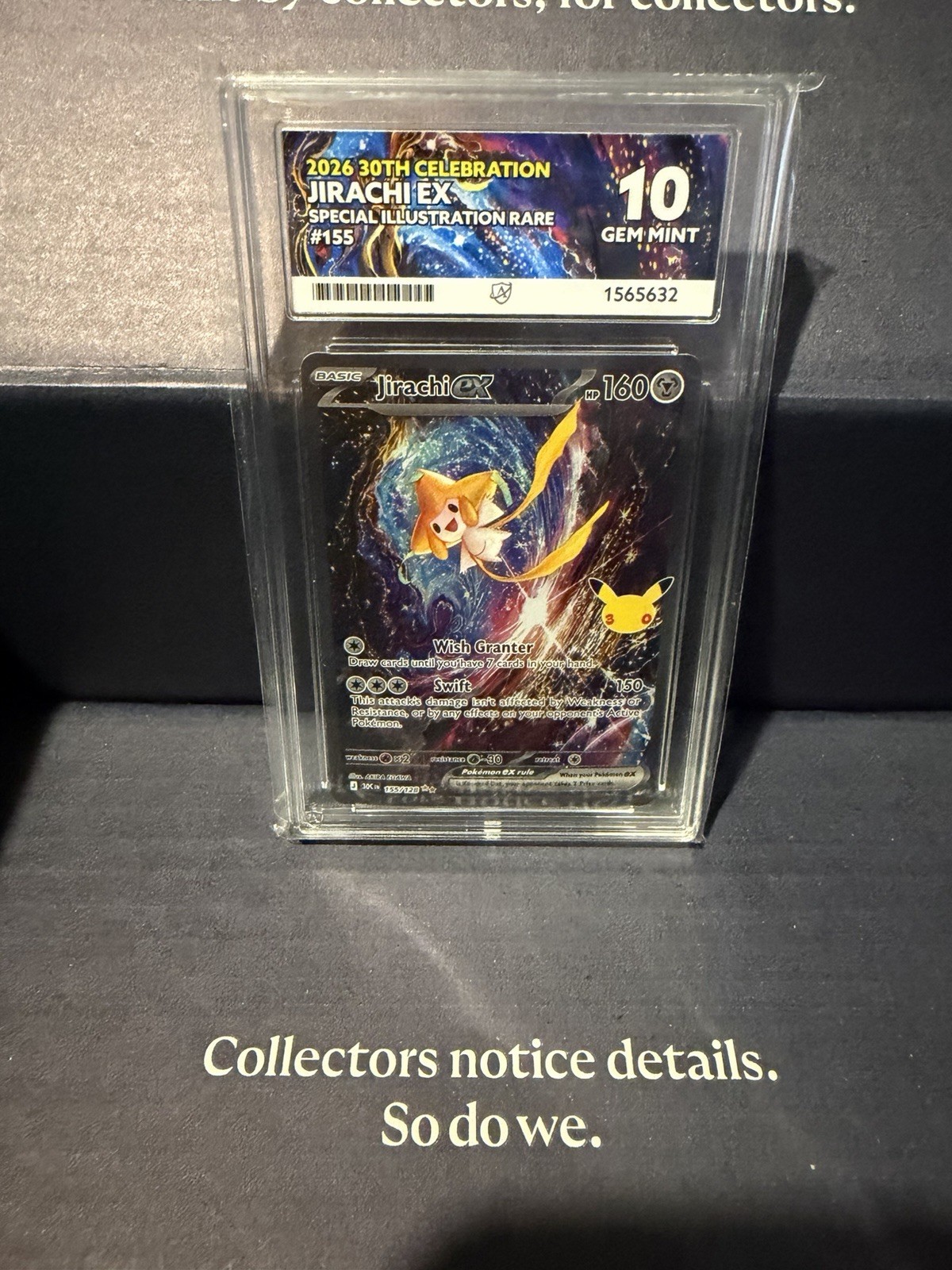 Jirachi Ex Ace 10 Perfect Subgrade 30th Celebration Jirachi Ex Ace 10 Perfect Subgrade 30th Celebration