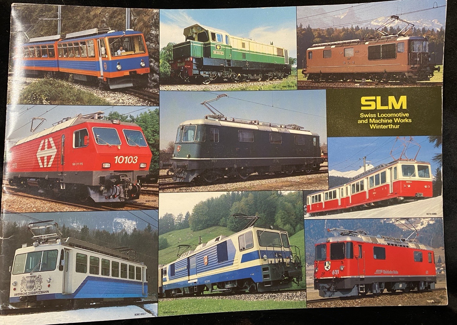 Swiss Locomotive And Machine works Brochure Circa 1985 Swiss Locomotive And Machine works Brochure Circa 1985