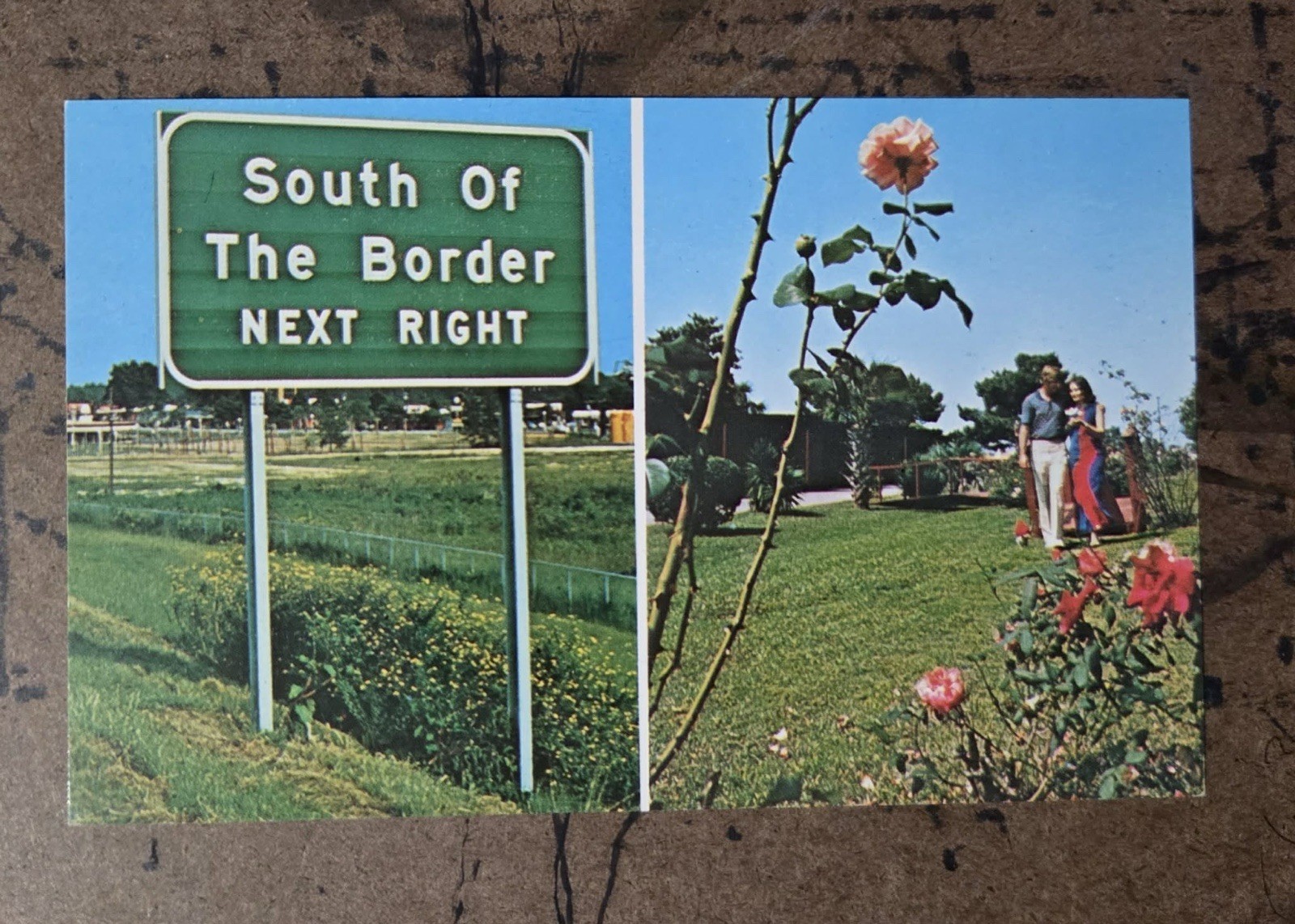 Vintage South of the Border Postcard Retro Travel Ad, Interstate 95 Vintage South of the Border Postcard Retro Travel Ad, Interstate 95