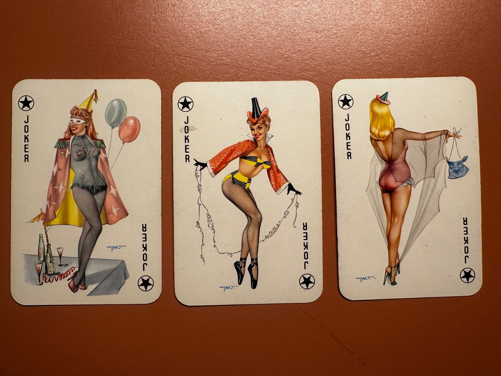 Vintage 1950s German Joker Schutzmarke Pin-up Darling Playing Cards Villiger Vintage 1950s German Joker Schutzmarke Pin-up Darling Playing Cards Villiger