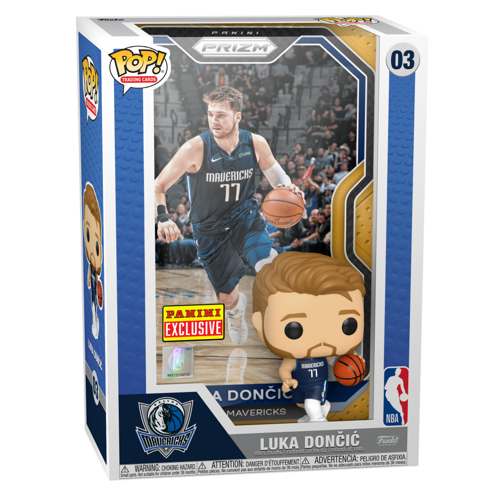 FUNKO POP TRADING CARD - LUKA DONCIC - GOLD PRIZM - PANINI EXCLUSIVE - 03 🔥