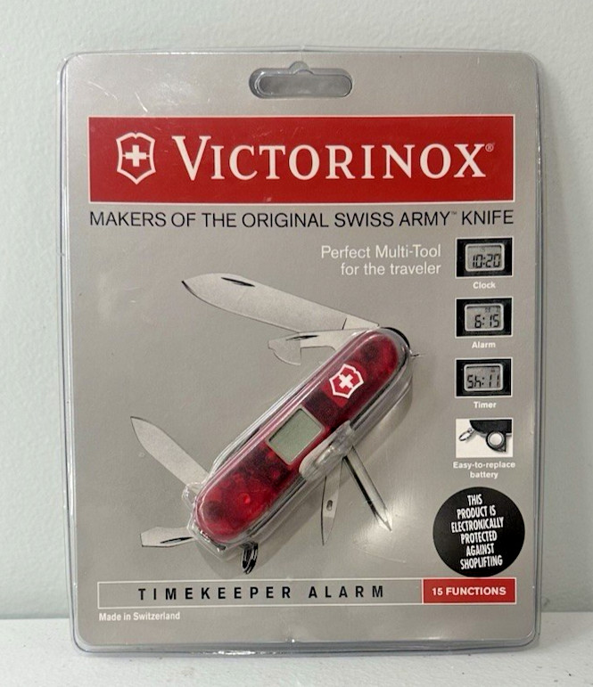 Victorinox Traveler Swiss Army Knife - TimeKeeper Clock Alarm Discontinued Rare Victorinox Traveler Swiss Army Knife - TimeKeeper Clock Alarm Discontinued Rare
