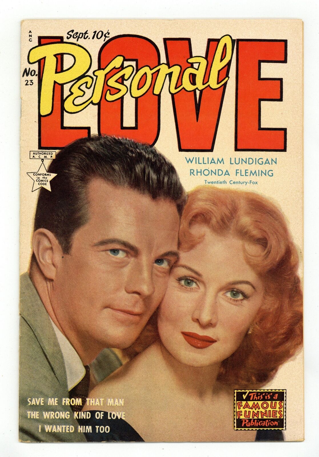 Personal Love #23 VG 4.0 1953