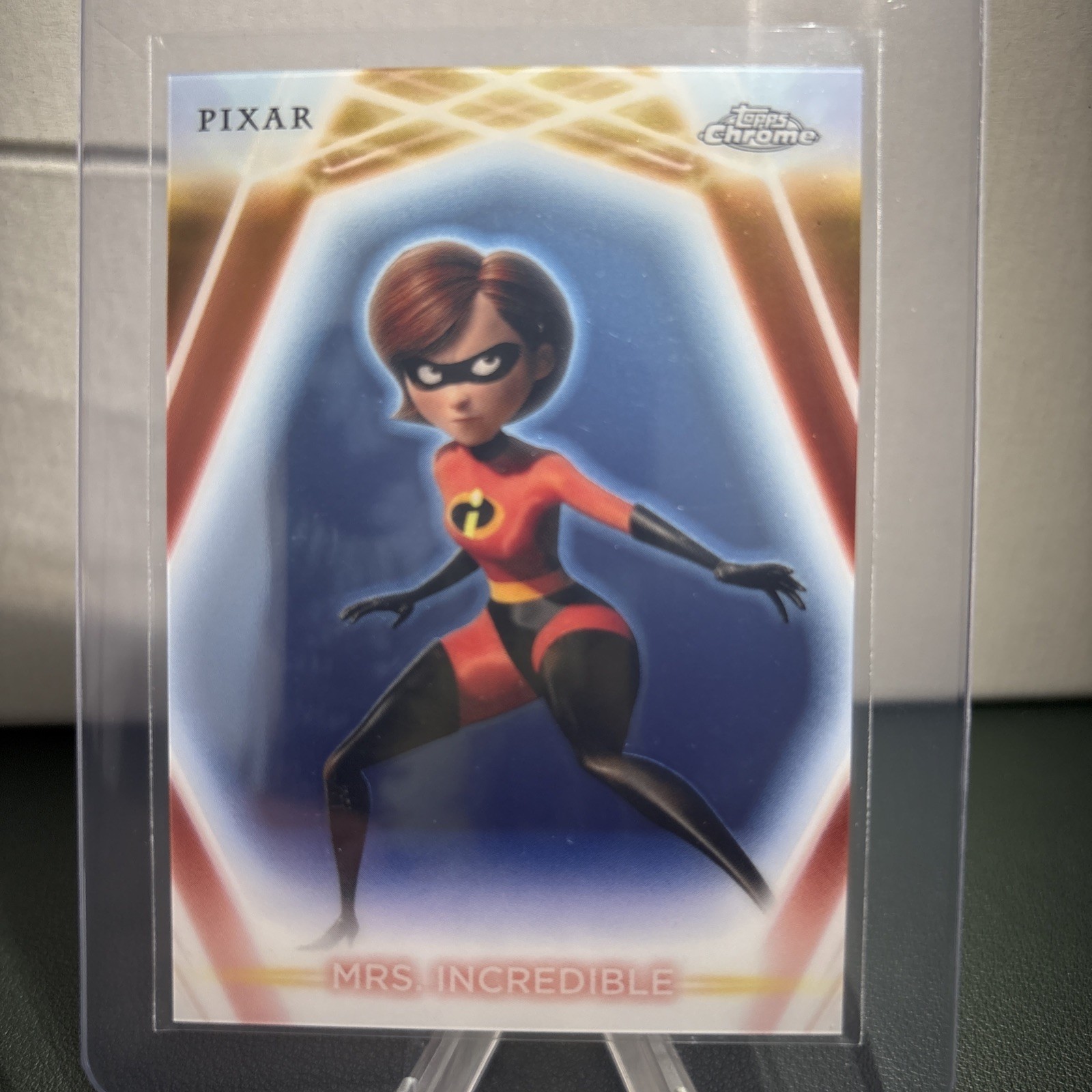 2026 Topps Disney Neon Mrs. Incredible #CNE-52 Neon-Etch Chrome Refractor 2026 Topps Disney Neon Mrs. Incredible #CNE-52 Neon-Etch Chrome Refractor