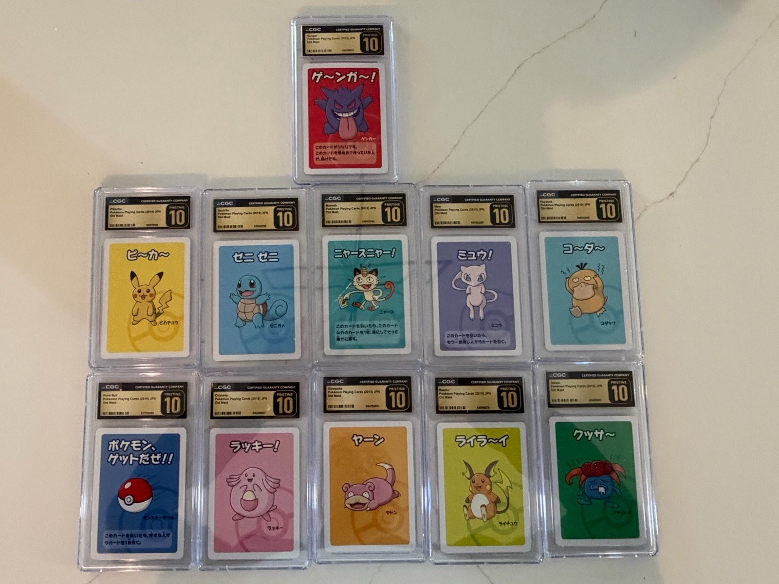 Pokémon Old Maid all CGC 10 Pristine 11 slab lot Pokémon Old Maid all CGC 10 Pristine 11 slab lot