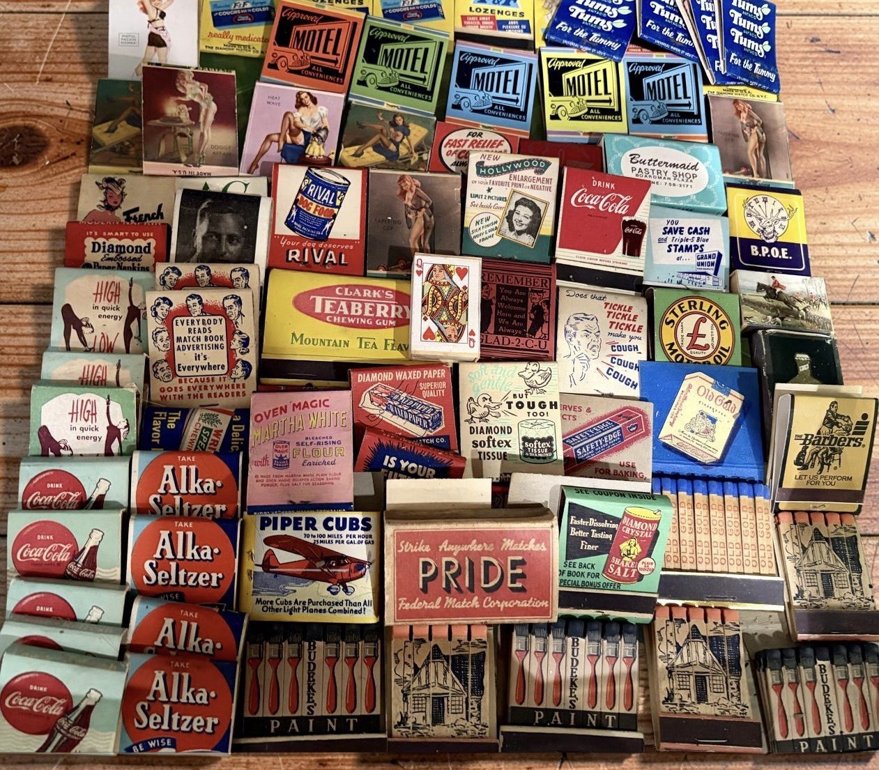ALL 1950s And Older Unstruck Matchbooks ALL 1950s And Older Unstruck Matchbooks