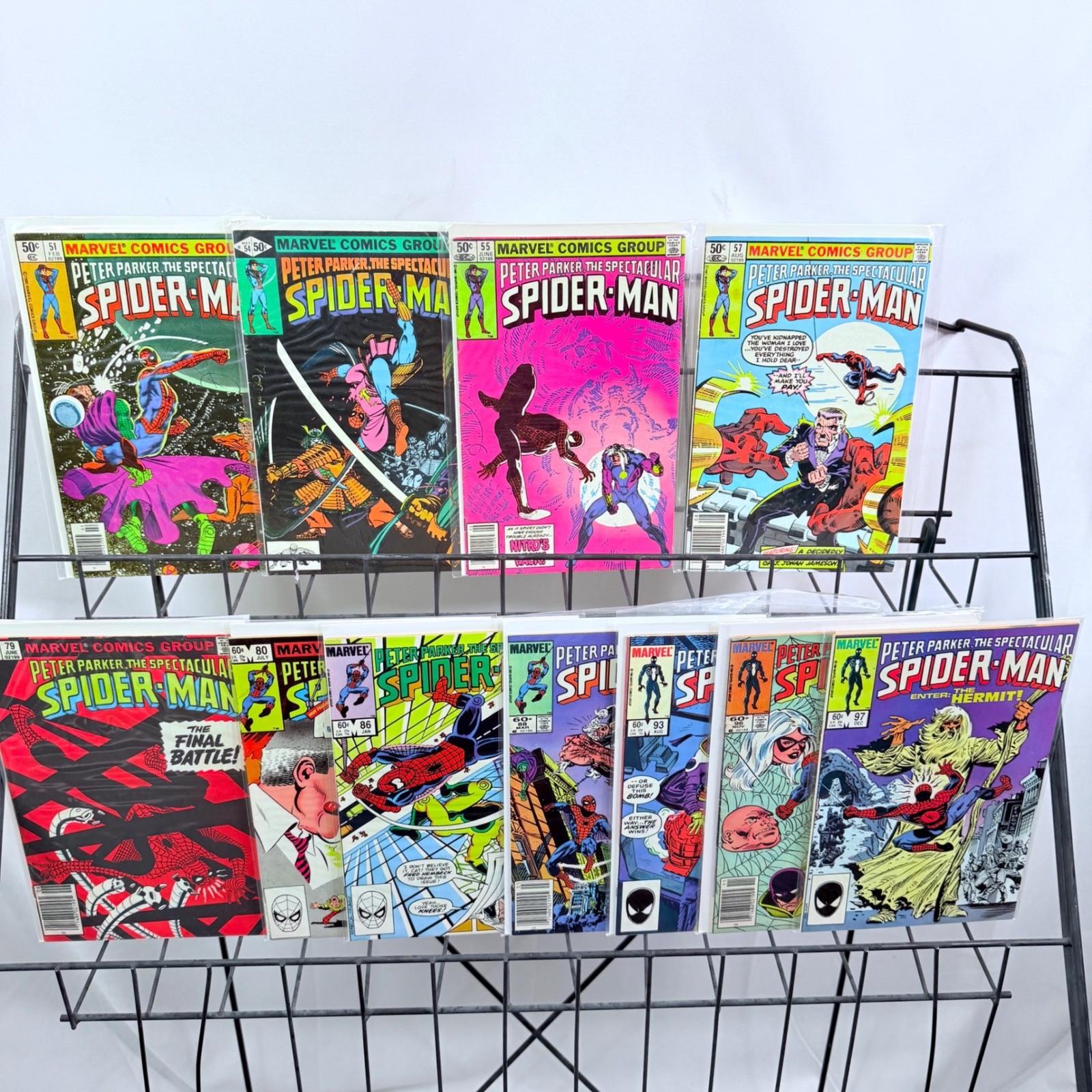 Spectacular Spider-Man 51 54 55 57 79 80 86 88 93 96 97 lot 1st Johnathan Ohnn Spectacular Spider-Man 51 54 55 57 79 80 86 88 93 96 97 lot 1st Johnathan Ohnn
