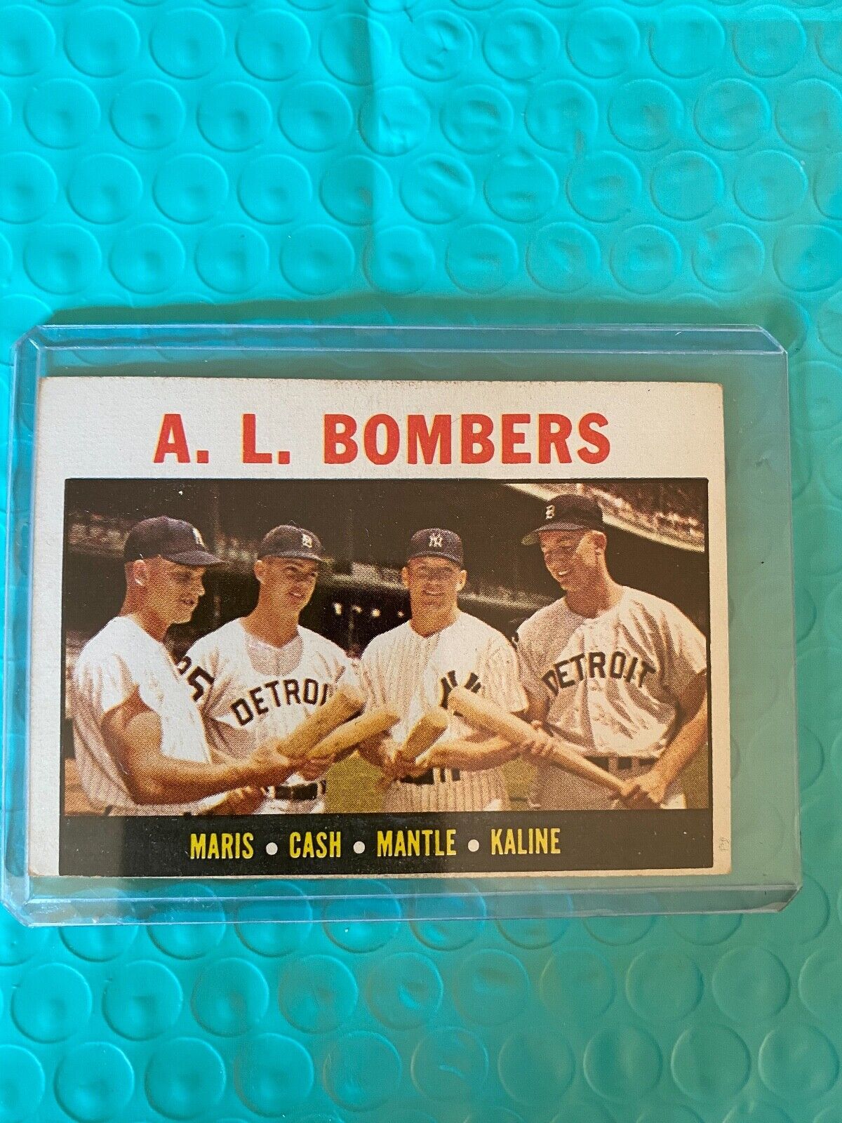 1964 Topps A. L. Bombers, Maris, Cash, Mantle, Kaline