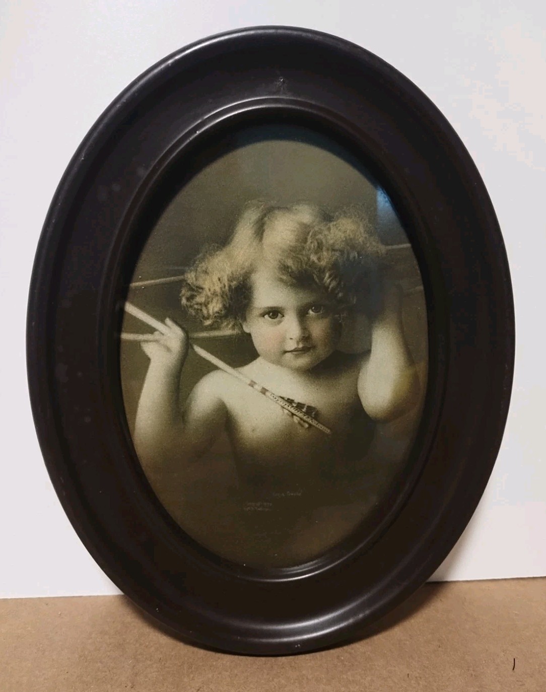 Antique/ Vtg. Cupid Awake 1897 M B Parkinson Copyright Print Metal Frame 9 Antique/ Vtg. Cupid Awake 1897 M B Parkinson Copyright Print Metal Frame 9