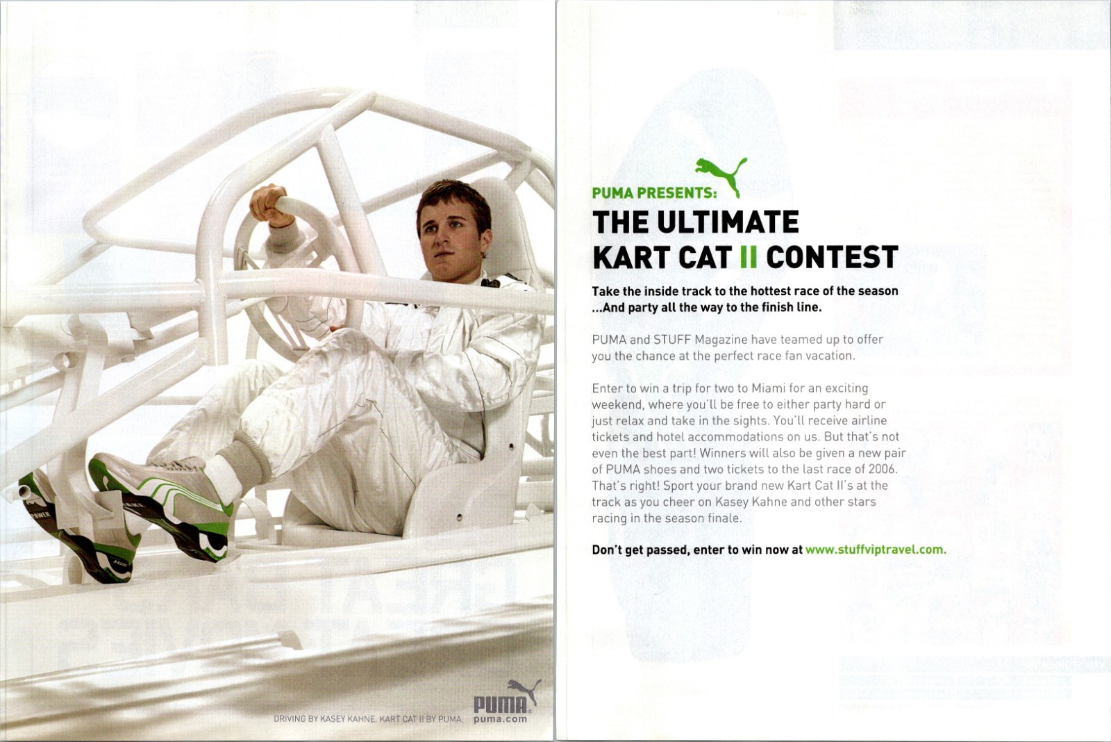 2006 • PUMA SHOES KART CAT CONTEST print ad • Y2K 2000s ADS-67 2006 • PUMA SHOES KART CAT CONTEST print ad • Y2K 2000s ADS-67