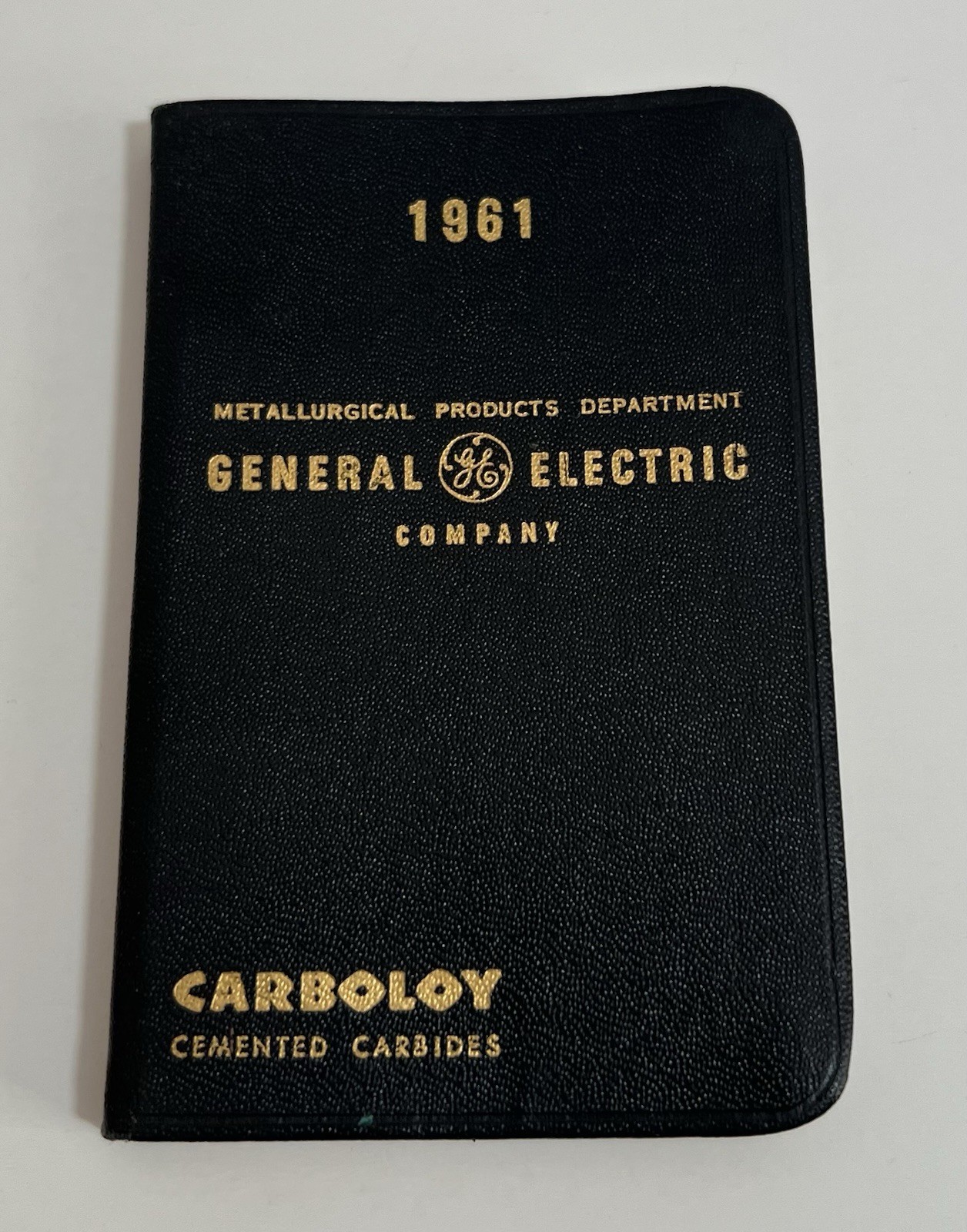 Vintage 1961 General Electric Carboloy Pocket Diary Calendar Atlas GE Unused Vintage 1961 General Electric Carboloy Pocket Diary Calendar Atlas GE Unused