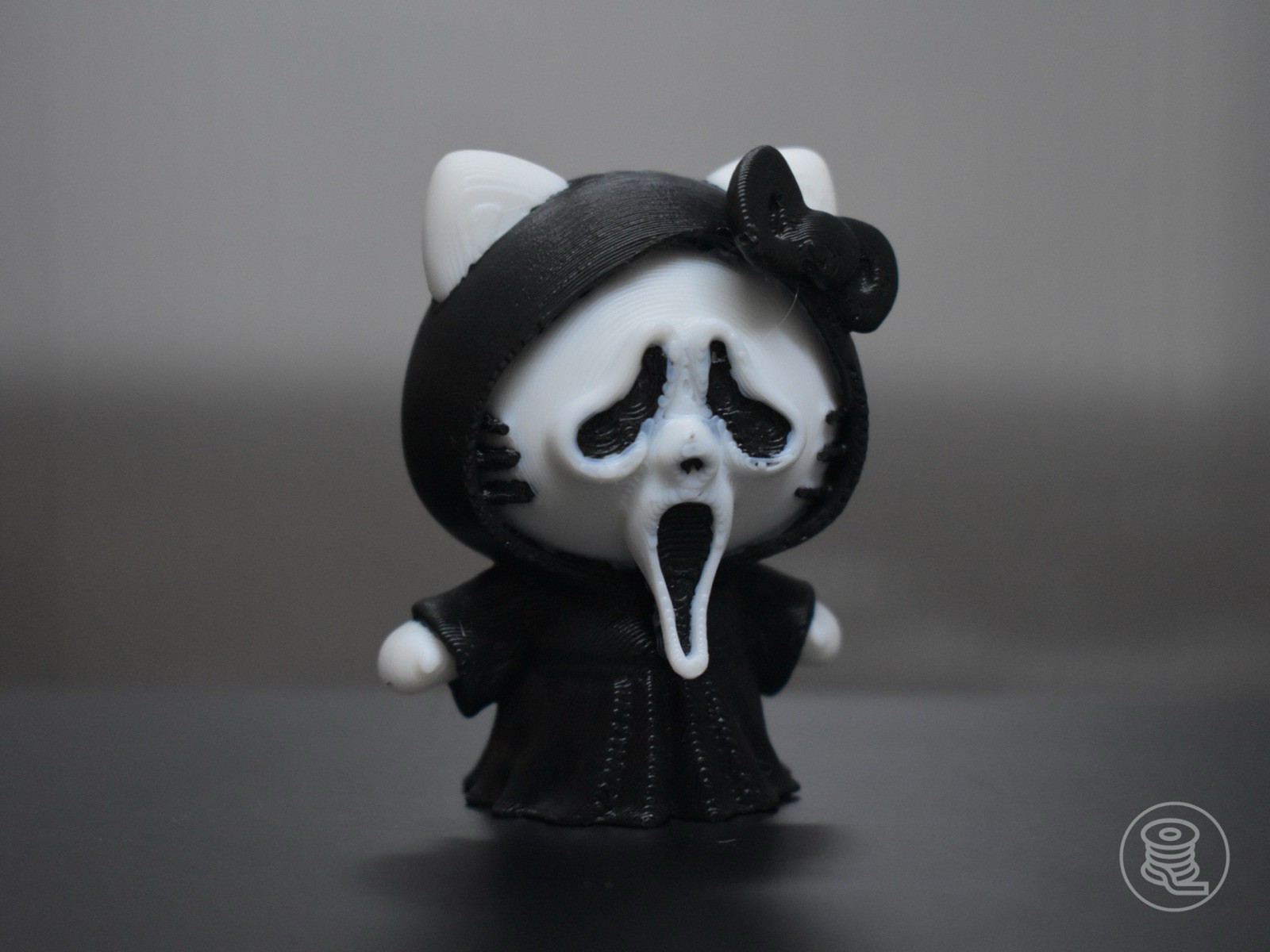 Scream Hello Kitty Figure 3d Printed Scream Hello Kitty Figure 3d Printed