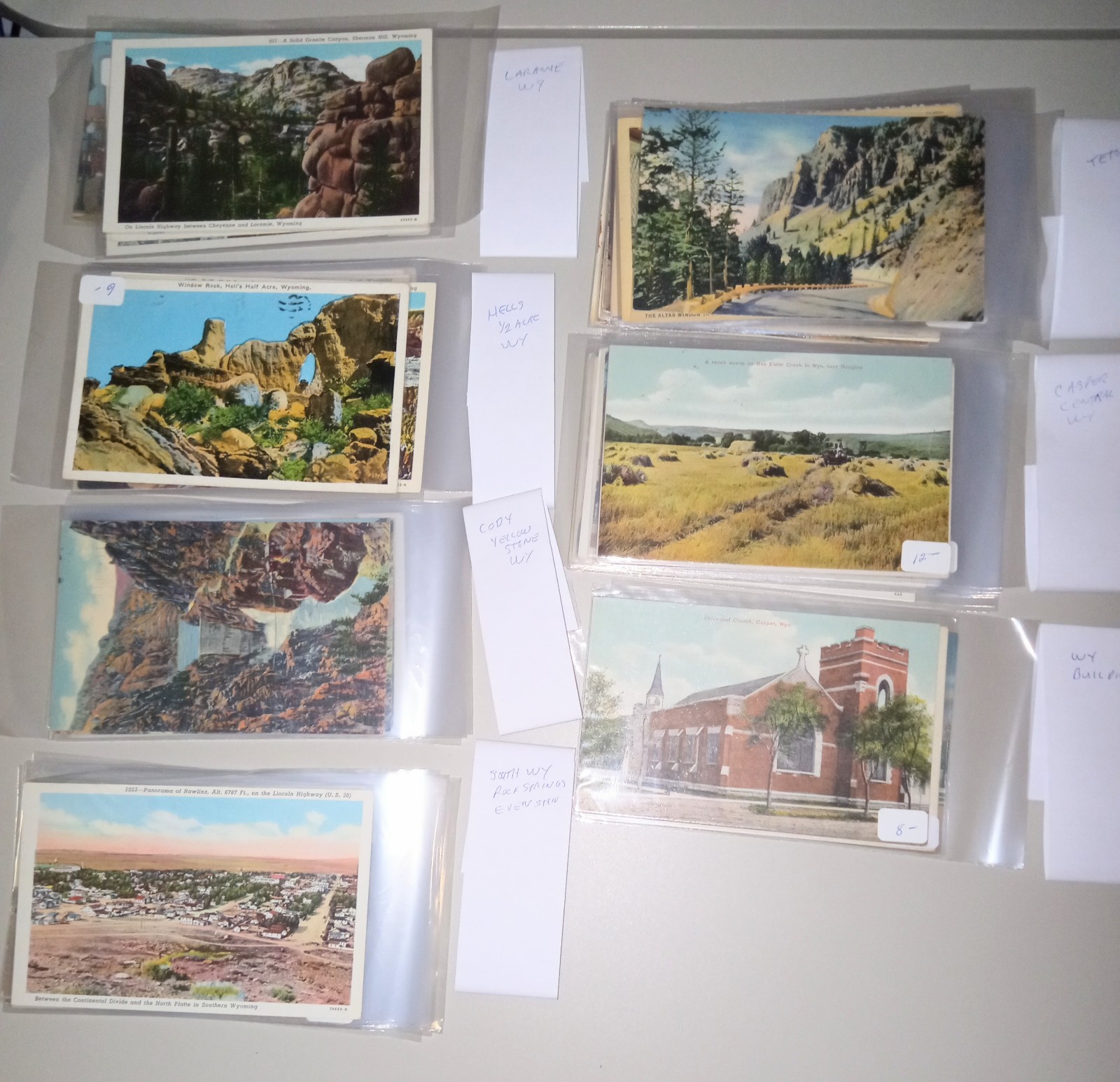 Lot of 500 Antique Post Cards. More than 1/2 unused. Mostly US